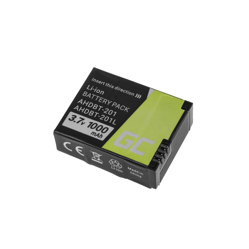 Camera Batterij voor GoPro HD Hero 3 AHDBT-201 AHDBT-301 thumbnail 6