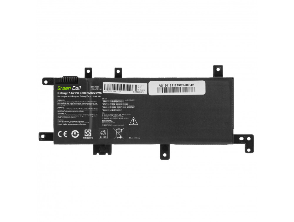 Batterij C21N1634 voor Asus F542 F542U F542UQ VivoBook 15 R542 R542U R542UA R542UF R542UQ thumbnail 5
