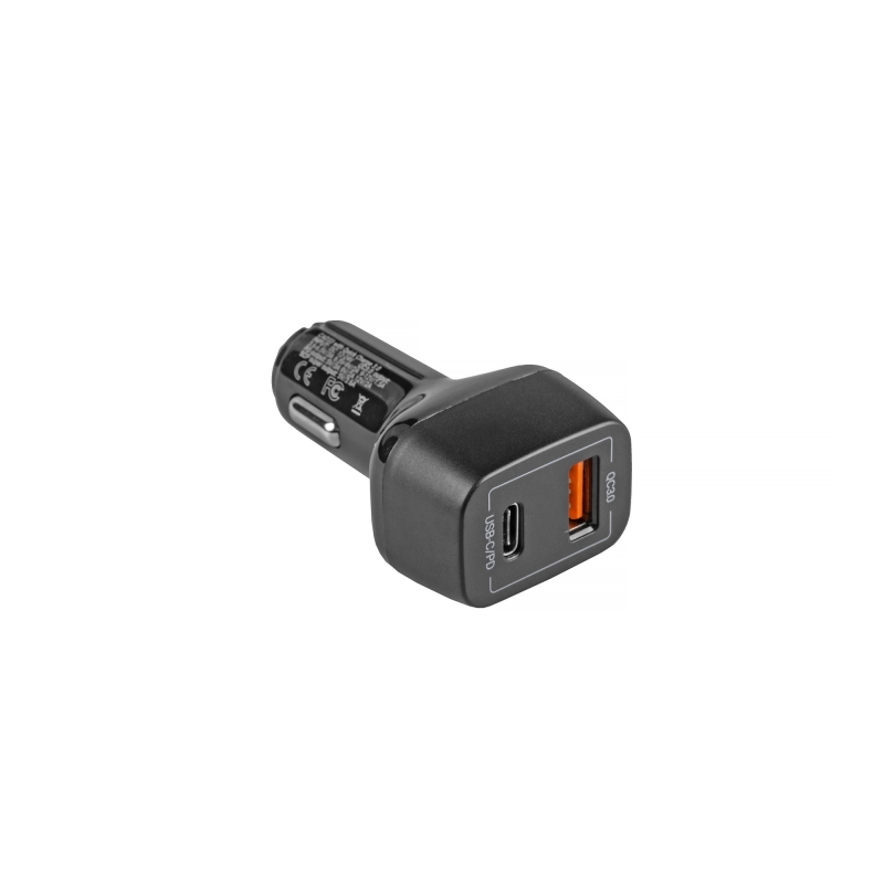 Auto Oplader USB-C Power Delivery + USB Quick Charge 3.0