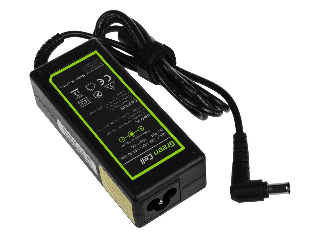 Oplader/AC Adapter 16V 4A 64W voor Sony Vaio PCG-R505 VGN-B VGN-S VGN-S360 VGN-T VGN-UX VGN-UX380N thumbnail 6