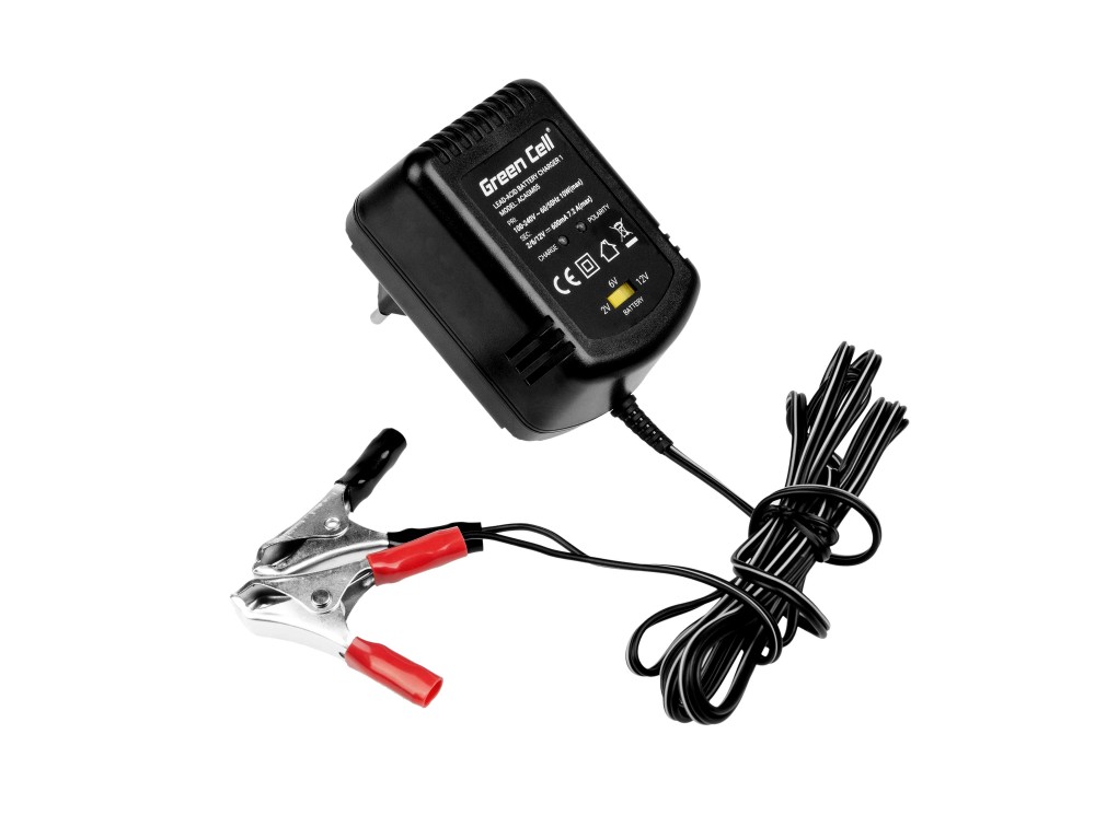 Oplader voor accu's 2V / 6V / 12V (0.6A)