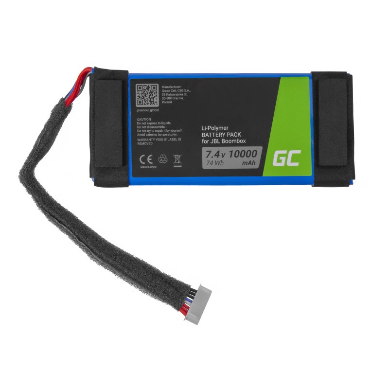 Batterij GSP0931134 01 PA-JLB27 voor JBL Boombox-luidspreker Draadloze Bluetooth-luidspreker, 10000mAh 7.4V Li-Polymeer thumbnail 5