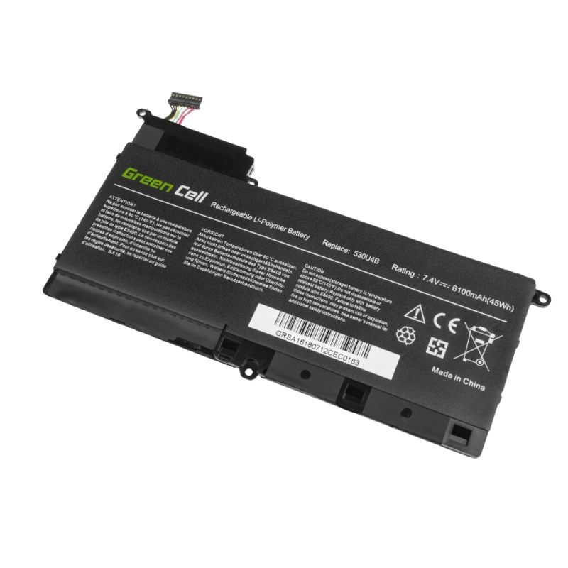 Batterij voor Samsung 530U4B AA-PBYN8AB / 7,4V 6120mAh