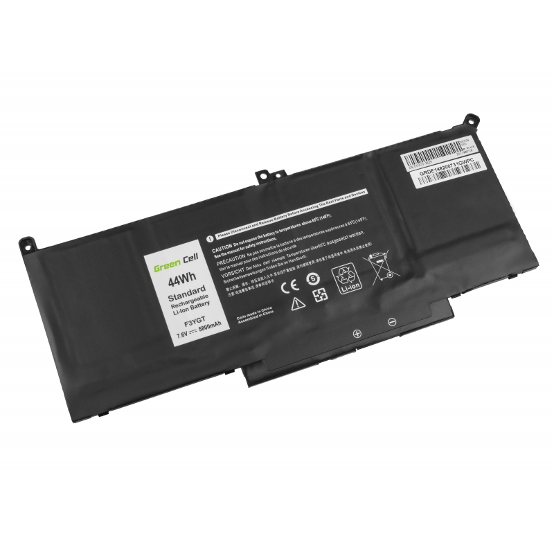F3YGT accu voor Dell Latitude 7280 7290 7380 7390 7480 7490