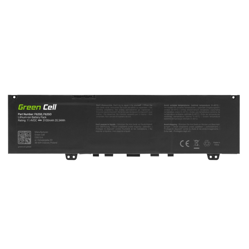 F62G0 accu voor Dell Inspiron 13 5370 7370 7373 7380 7386, Dell Vostro 5370 thumbnail 4