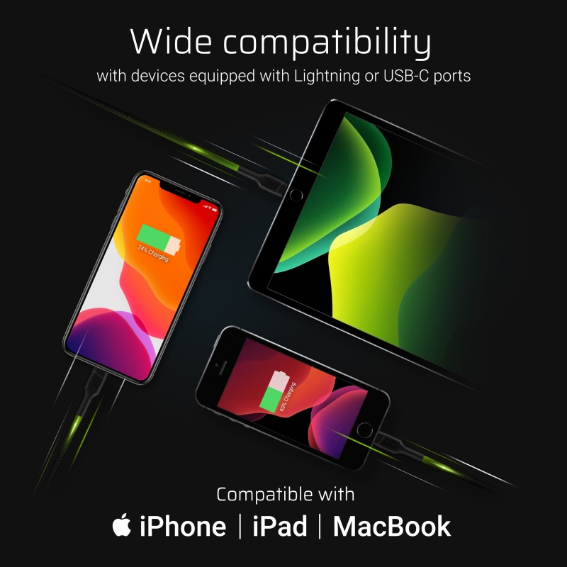 Kabel GC Power Stream USB-C - Lightning 100 cm (Apple MFi gecertificeerd) thumbnail 11