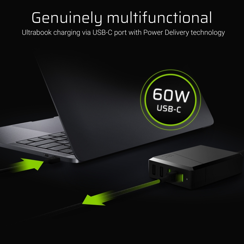 Power Source 75W Oplader USB-C PD Met ultrabook charging en Ultra Charge technologie thumbnail 8