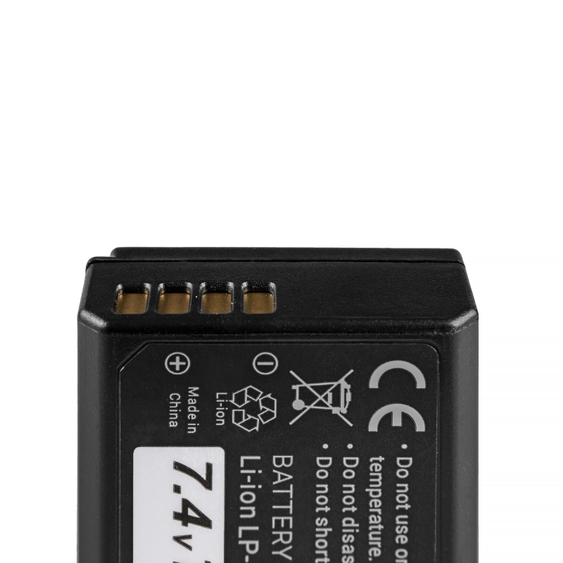 Batterij LP-E10 Canon EOS Rebel T3, T5, T6, Kiss X50, Kiss X70, EOS 1100D, 1200D, 1300D 7.4V 1100mAh thumbnail 8