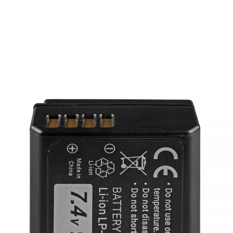 Batterij LP-E10 Canon EOS Rebel T3, T5, T6, Kiss X50, Kiss X70, EOS 1100D, EOS 1200D, EOS 1300D 7.4V 950mAh thumbnail 8