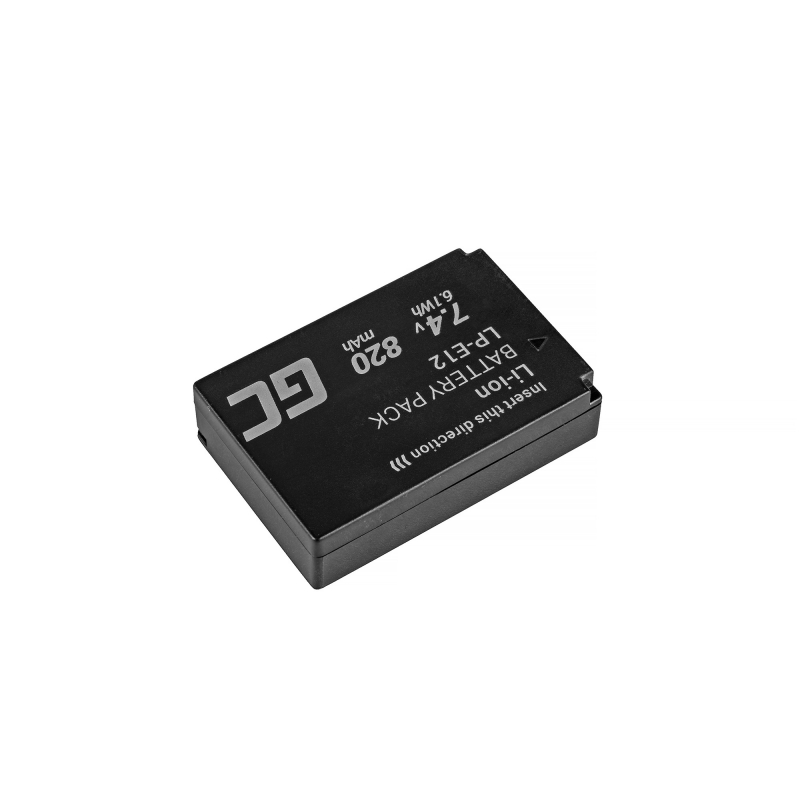 LP-E12 Camera Batterij voor Canon EOS M100, EOS100D, EOS-M, EOS M2, EOS M10, Rebel SL1 7.4V 820mAh