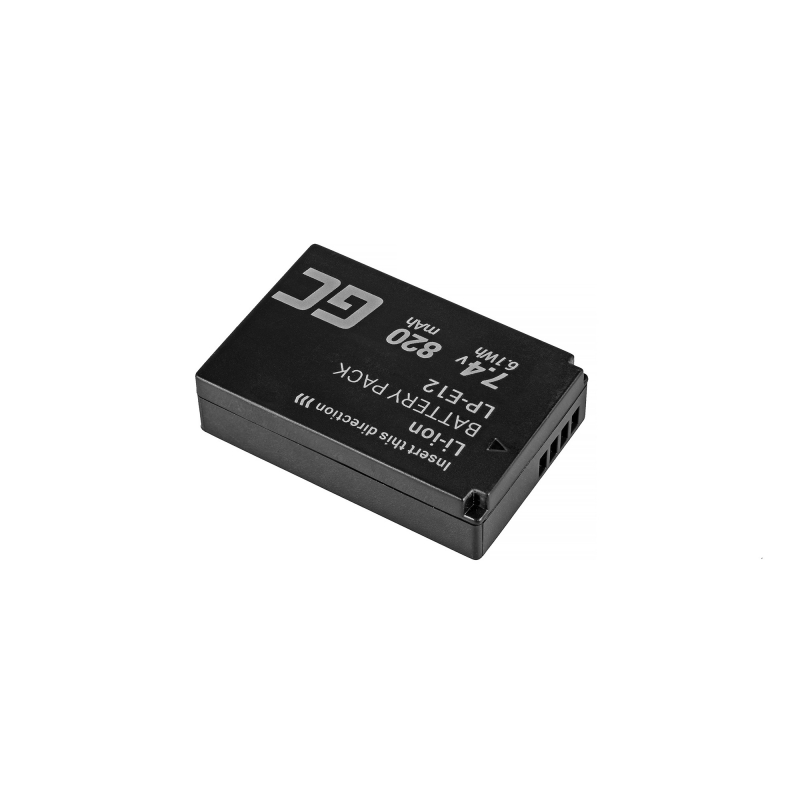 LP-E12 Camera Batterij voor Canon EOS M100, EOS100D, EOS-M, EOS M2, EOS M10, Rebel SL1 7.4V 820mAh thumbnail 5