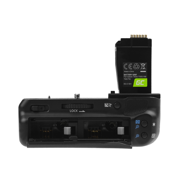 Grip BG-E18 voor camera Canon EOS 750D T6i 760D T6s met afstandbediening thumbnail 6