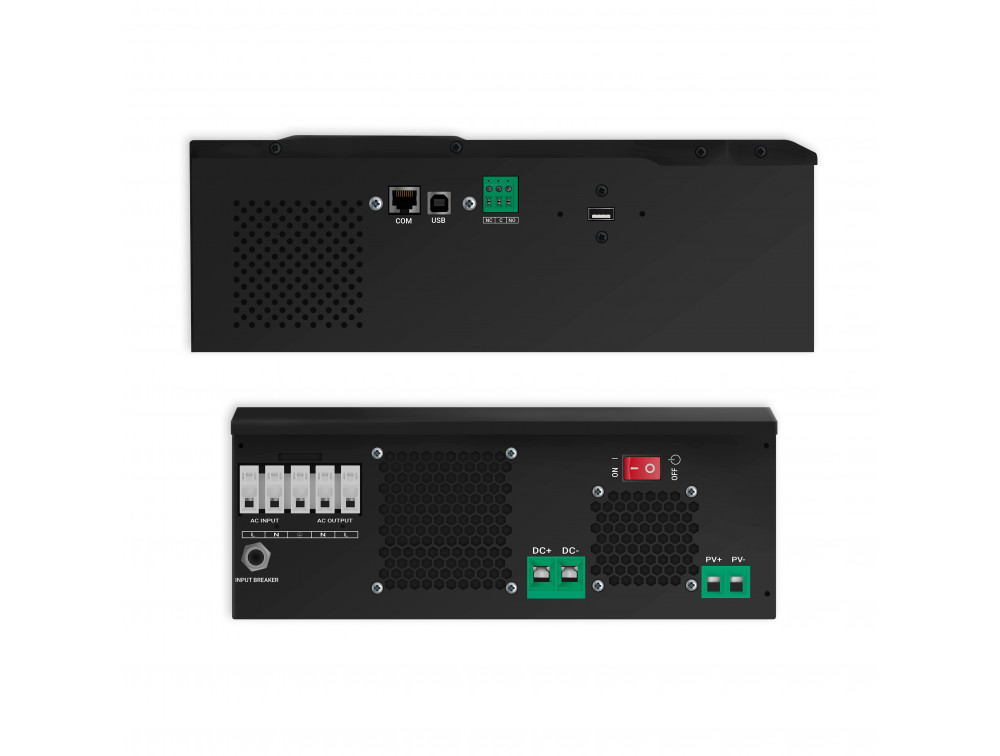 Omvormer Off Grid Inverter Met MPPT Zonnelader 24VDC 230VAC 2000VA/2000W Zuivere Sinus