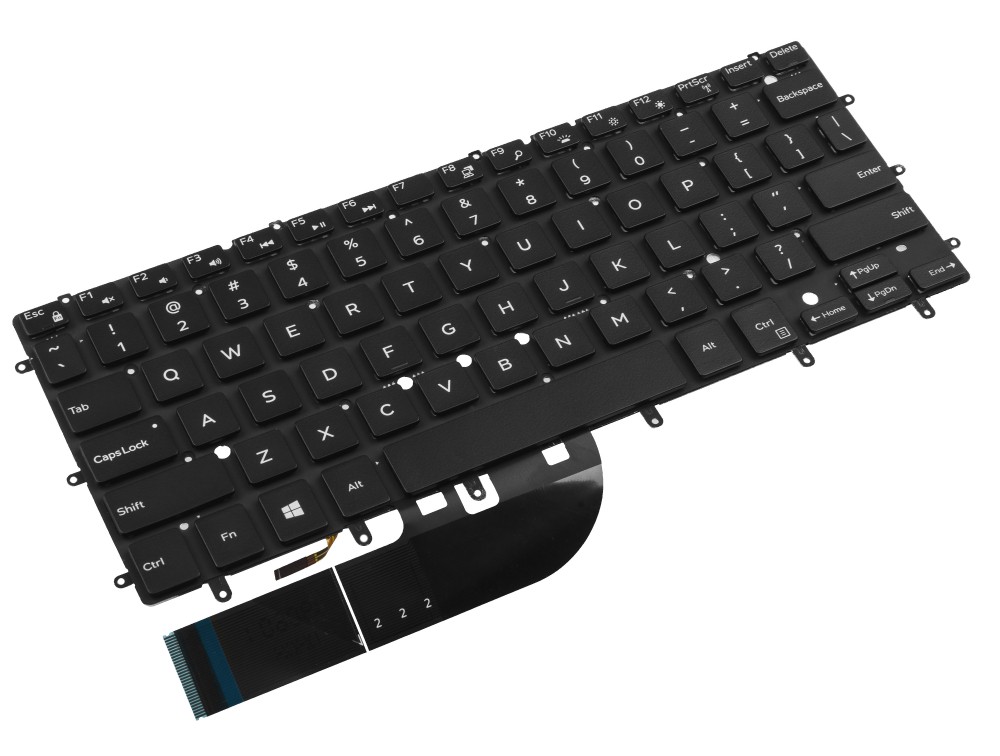 Laptop toetsenbord voor Dell XPS 15-9550 15-9560 Inspiron 15-7558 15-7568 met achtergrondverlichting thumbnail 5