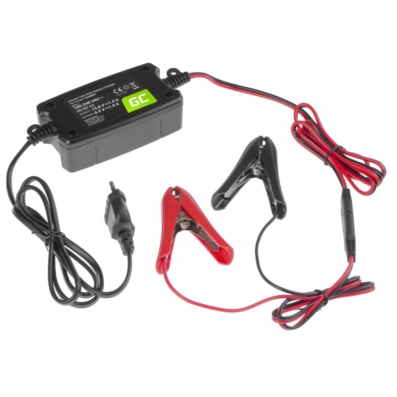 Oplader voor 6V / 12V (1,5A) batterijen/accu's thumbnail 8