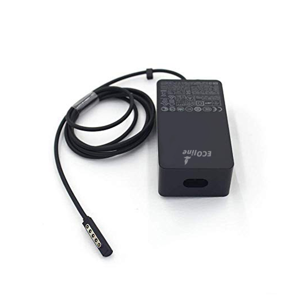 EcoLine - Oplader / AC Adapter - Geschikt voor de Microsoft Surface RT, RT/2, Pro i Pro 2 - 12V 3.6A 48W thumbnail 2