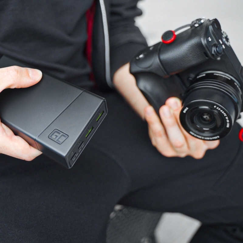 Power Bank GC PowerPlay20 20000mAh met fast charging 2x USB Ultra Charge en  2x USB-C 18W thumbnail 3