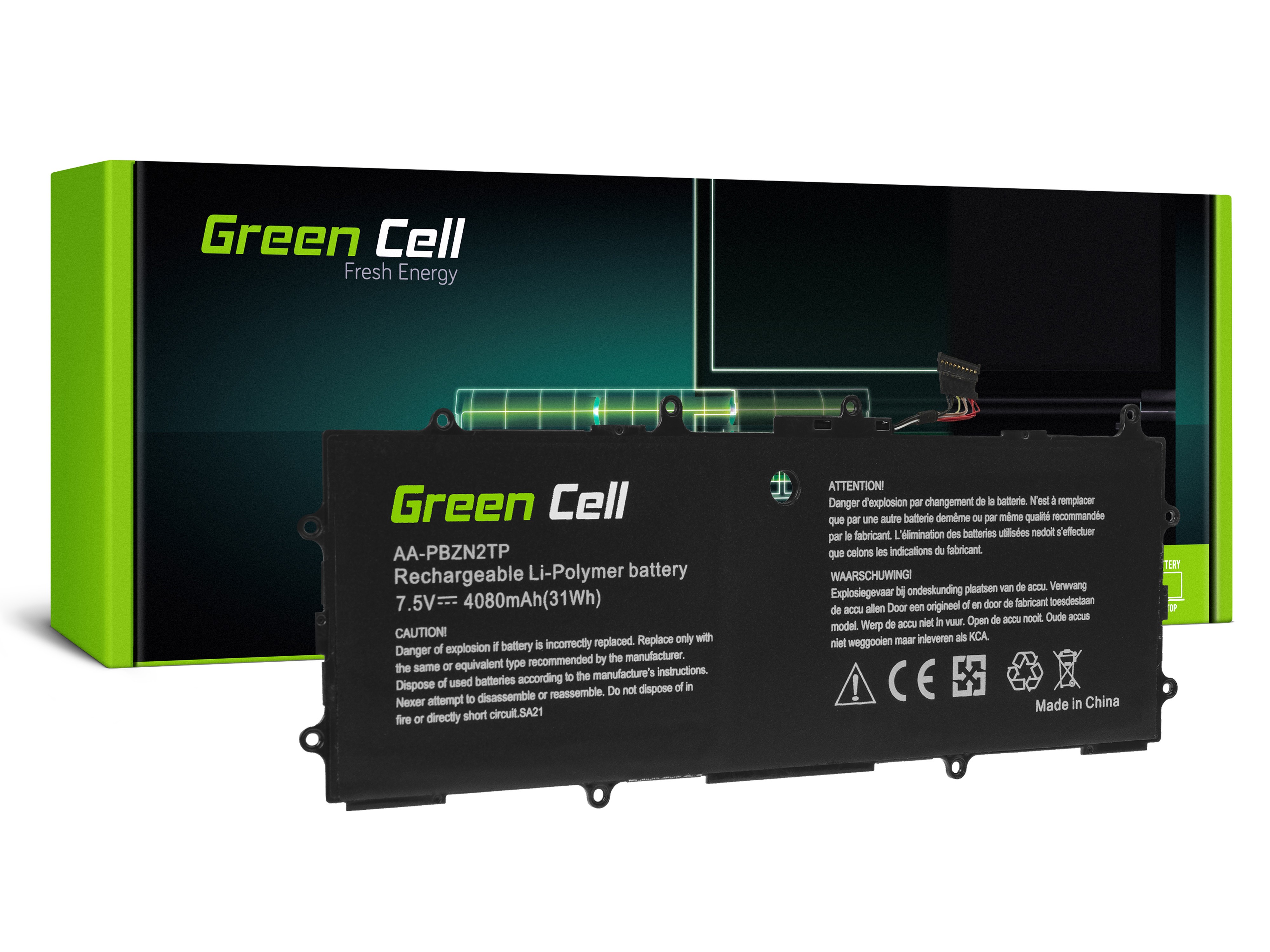 Batterij AA-PBZN2TP Voor Samsung NP905S3G NP910S3G NP915S3G XE300TZC XE303C12 XE500C12 XE500T1C thumbnail 4