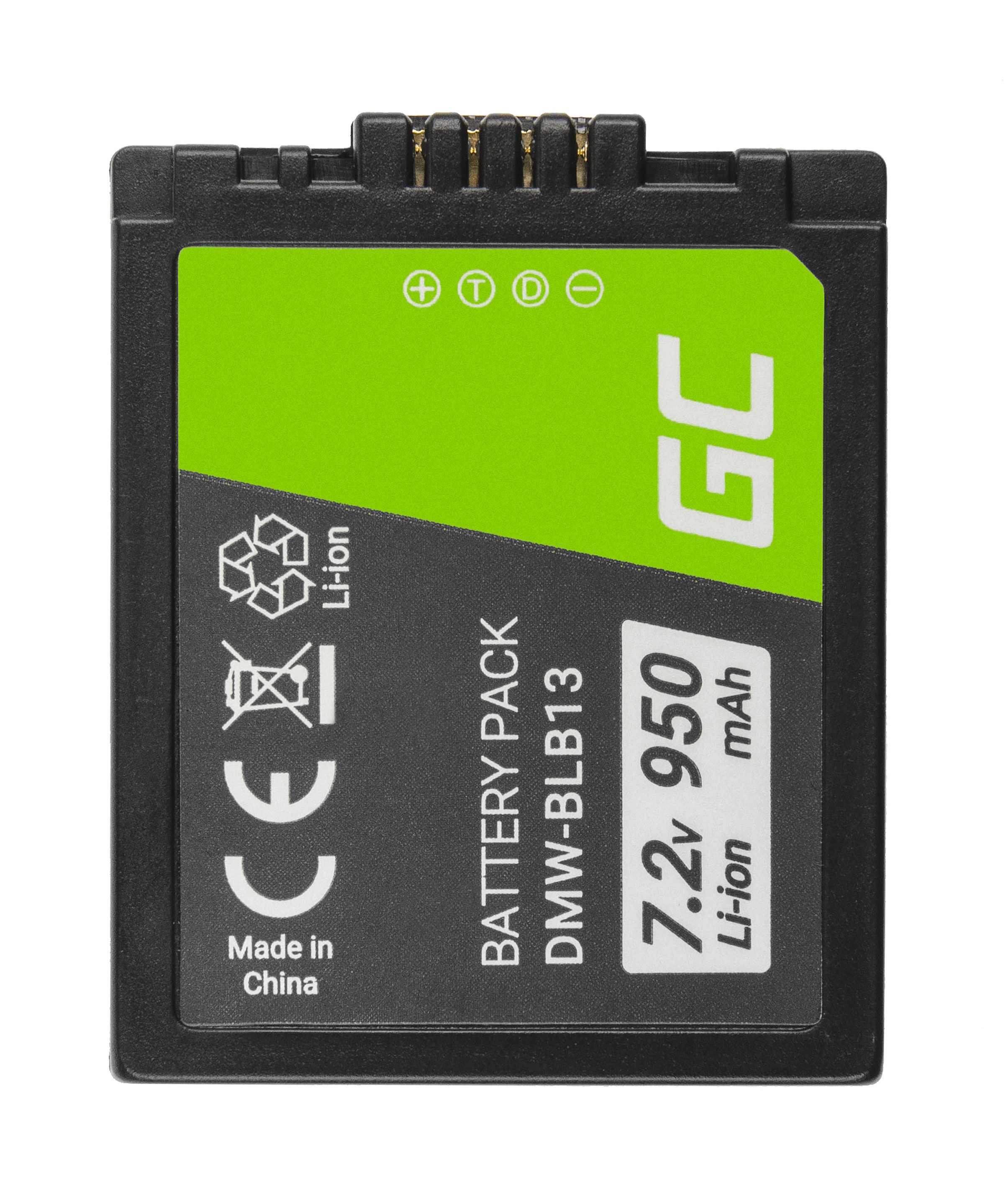 Batterij DMW-BLB13 DMWBLB13 Voor Panasonic Lumix DMC-G1 7.2V 950mAh thumbnail 7