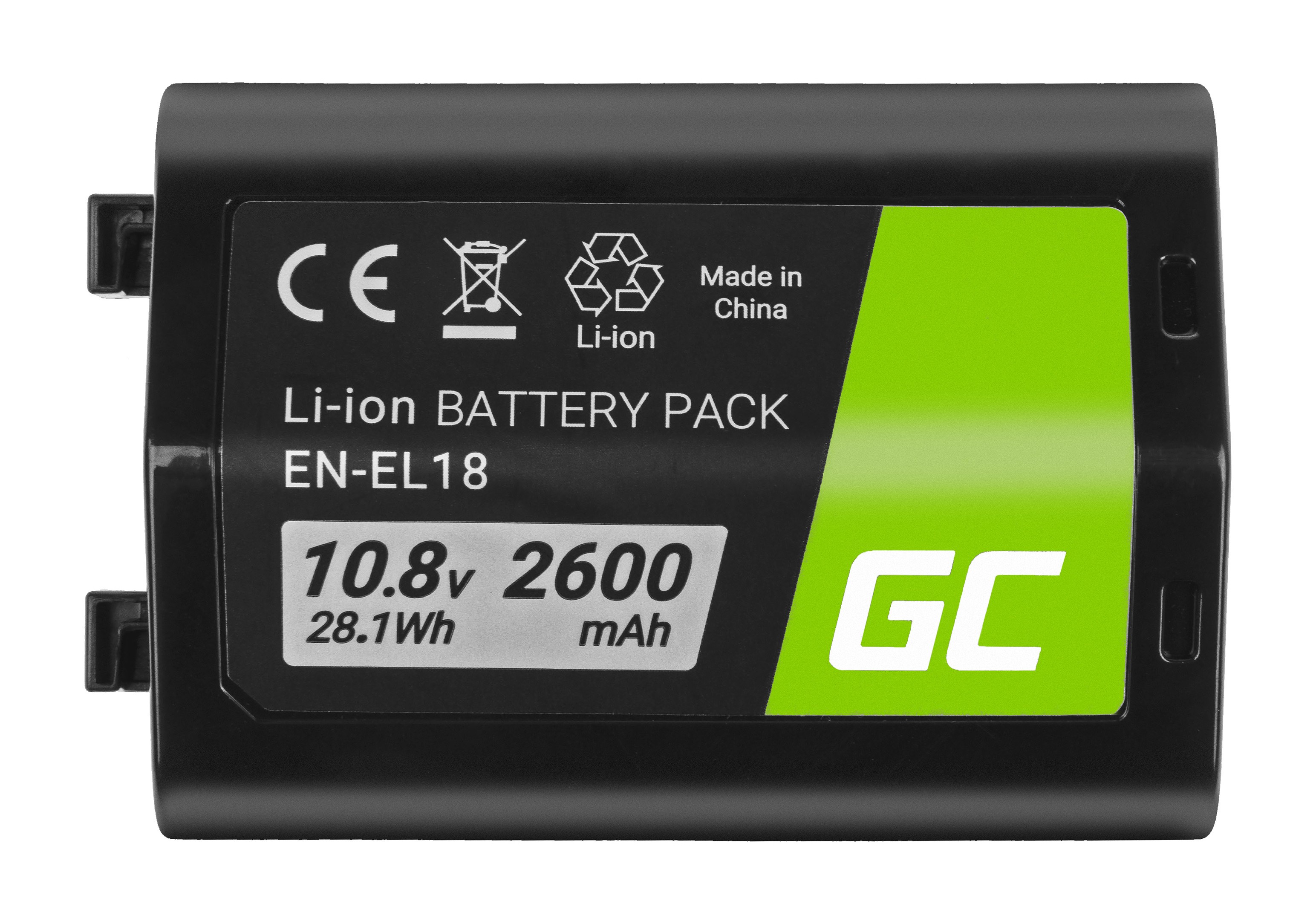 Batterij EN-EL18 ENEL18 Voor Nikon D4, D4S, D5 10.8V 2600mAh thumbnail 6