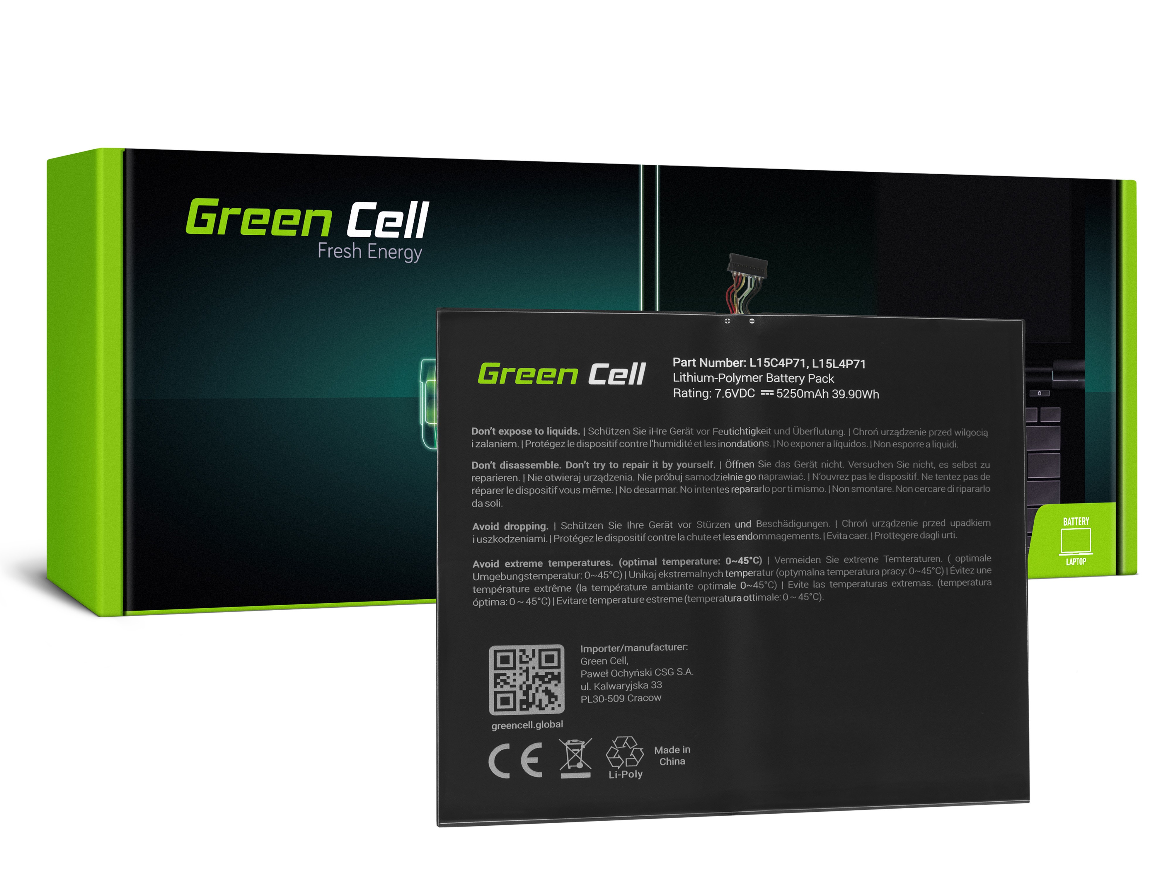 Batterij L15C4P71 L15L4P71 Voor Lenovo Miix 700-12ISK 710-12IKB thumbnail 4