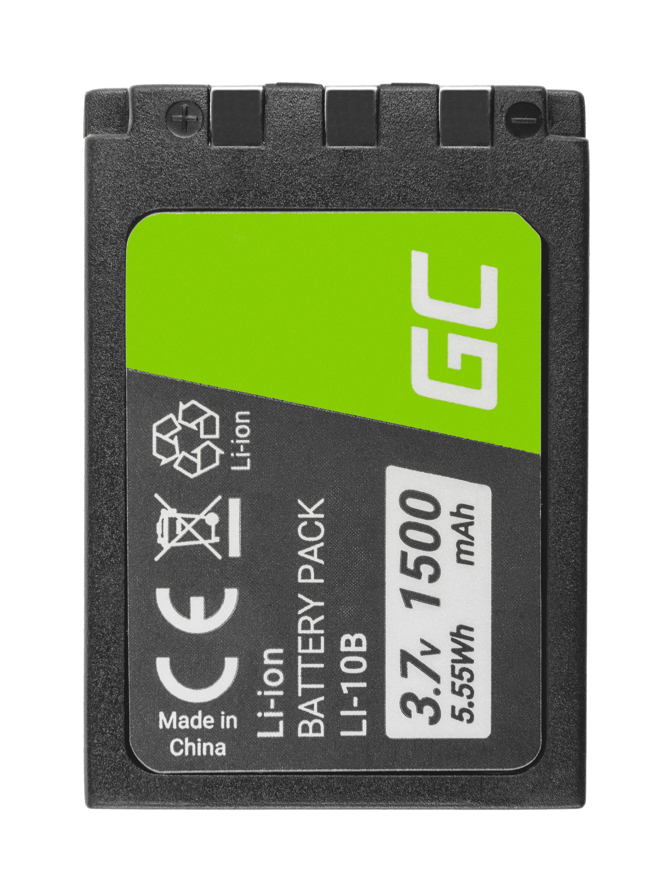 Batterij Li-10B  LI-10B Voor lympus Stylus 300,µ 800, Camedia X-2 3.7V 1500mAh thumbnail 7