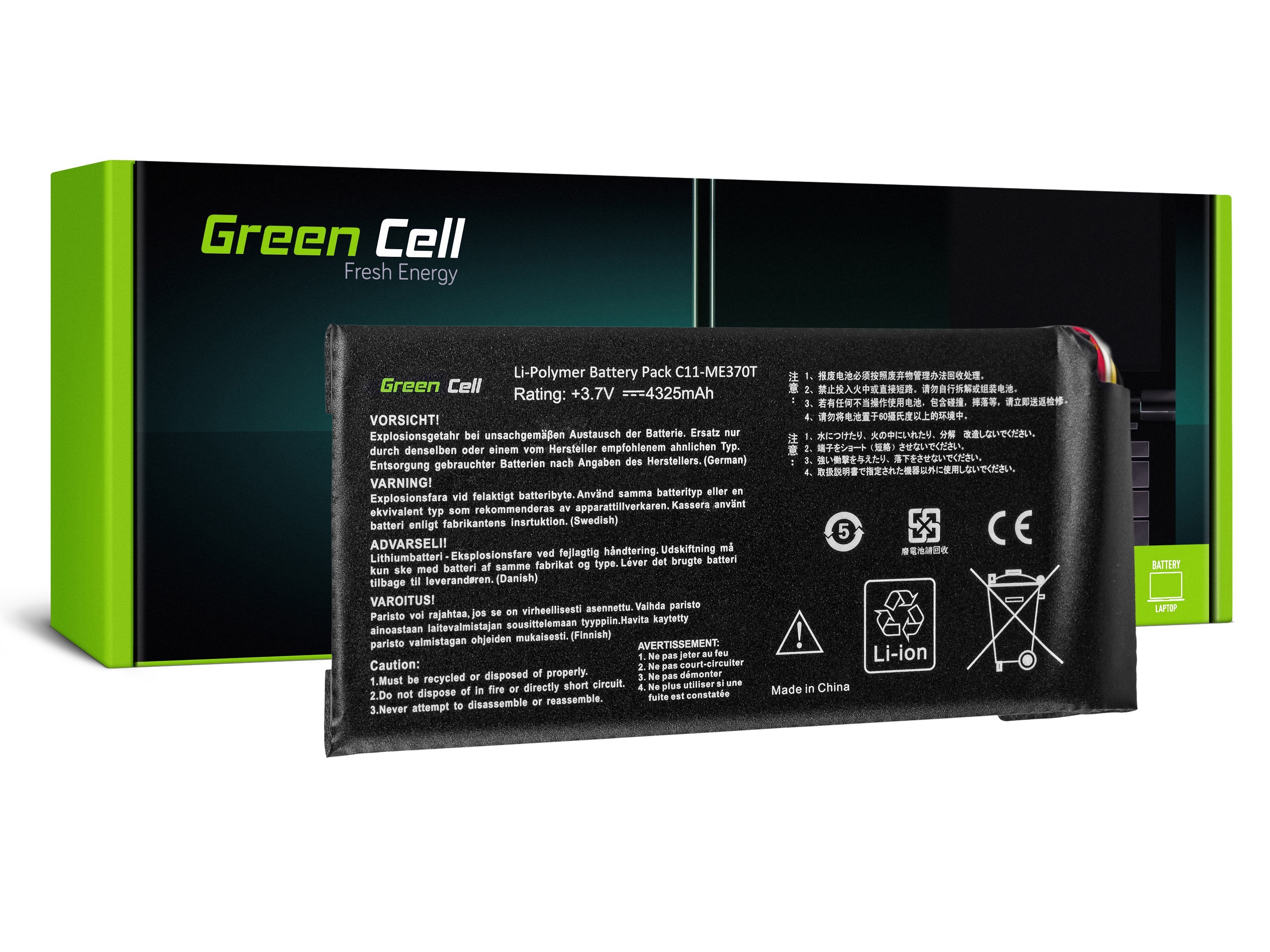 Batterij C11-ME370T voor Asus Google Nexus 7 thumbnail 4