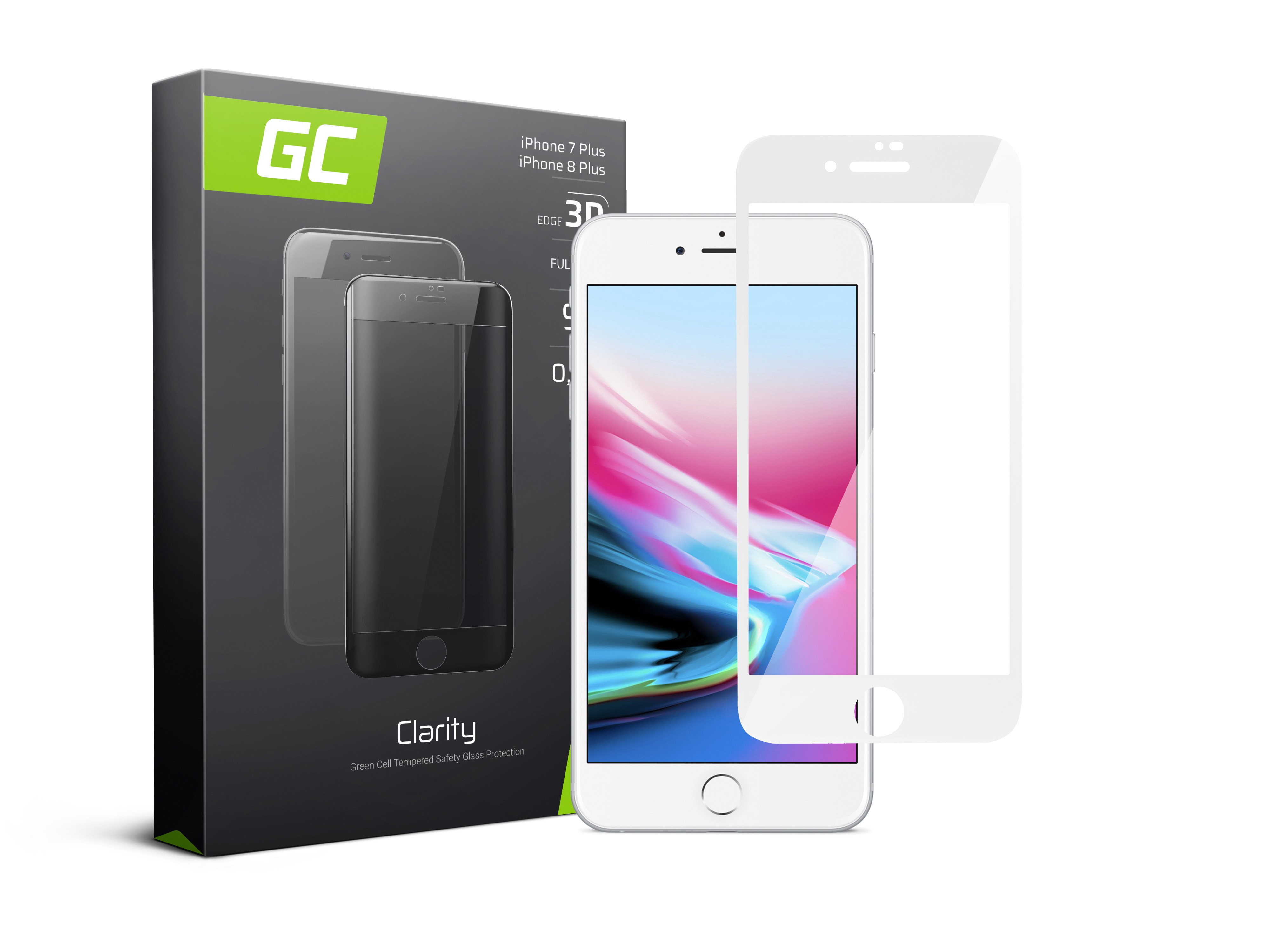 GC Clarity Screen Protector voor Apple Iphone 7 Plus, 8 Plus thumbnail 4