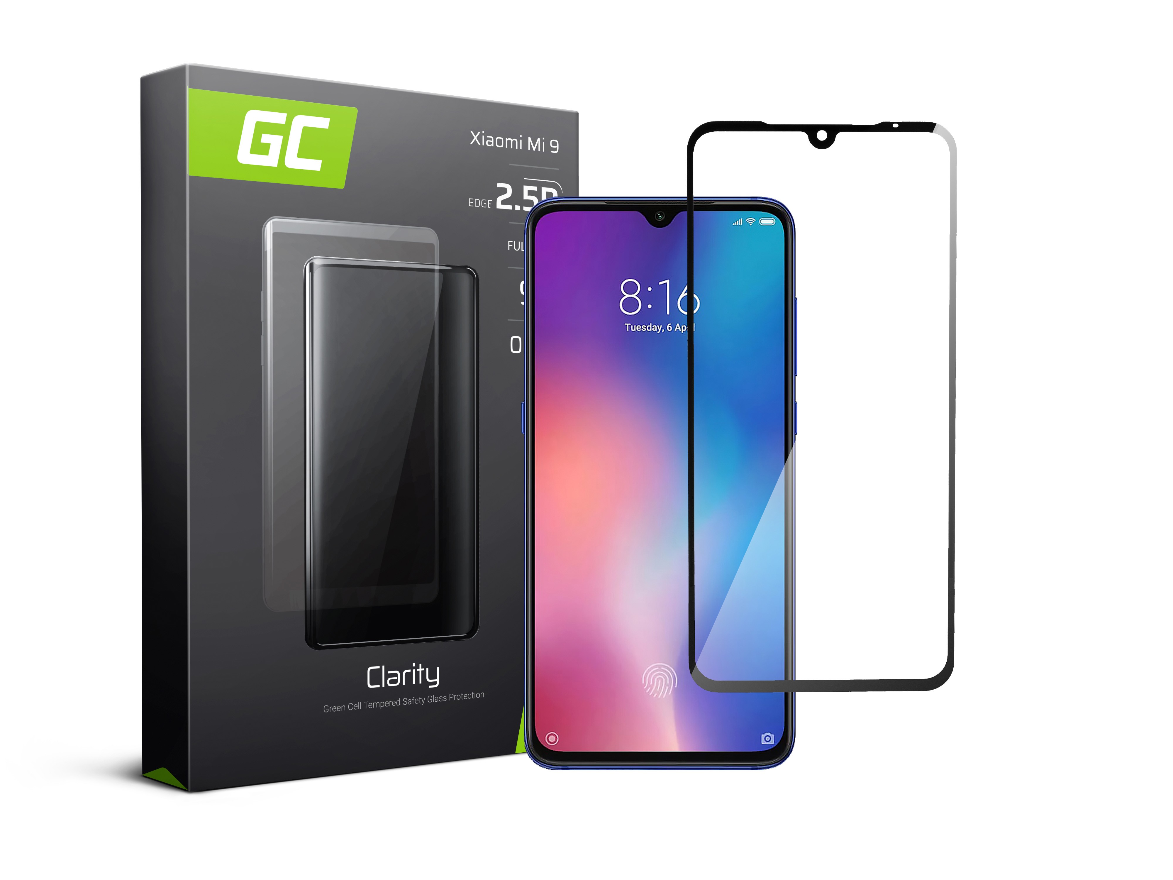 GC Clarity Screen Protector voor Xiaomi Mi 9 thumbnail 4