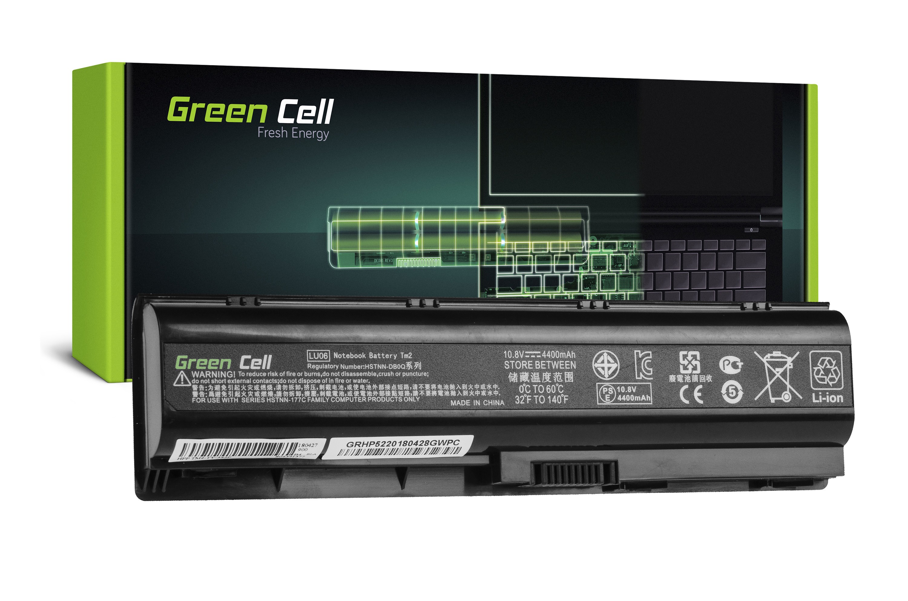 Batterij voor HP TouchSmart TM2 TM2T / 11,1V 4400mAh thumbnail 4