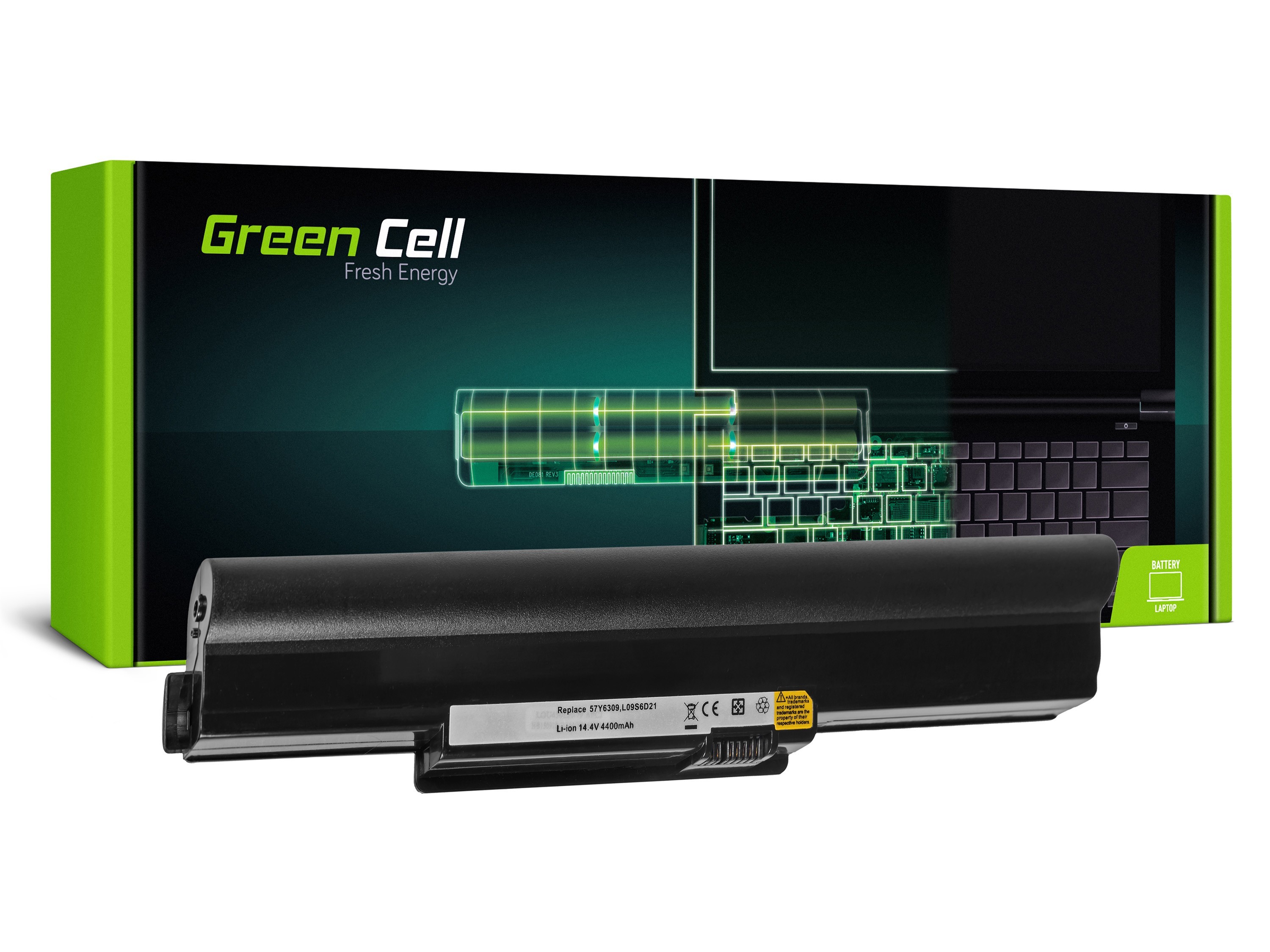 Batterij voor Lenovo IdeaPad U450 U450p U550 / 14,4V 4400mAh thumbnail 4