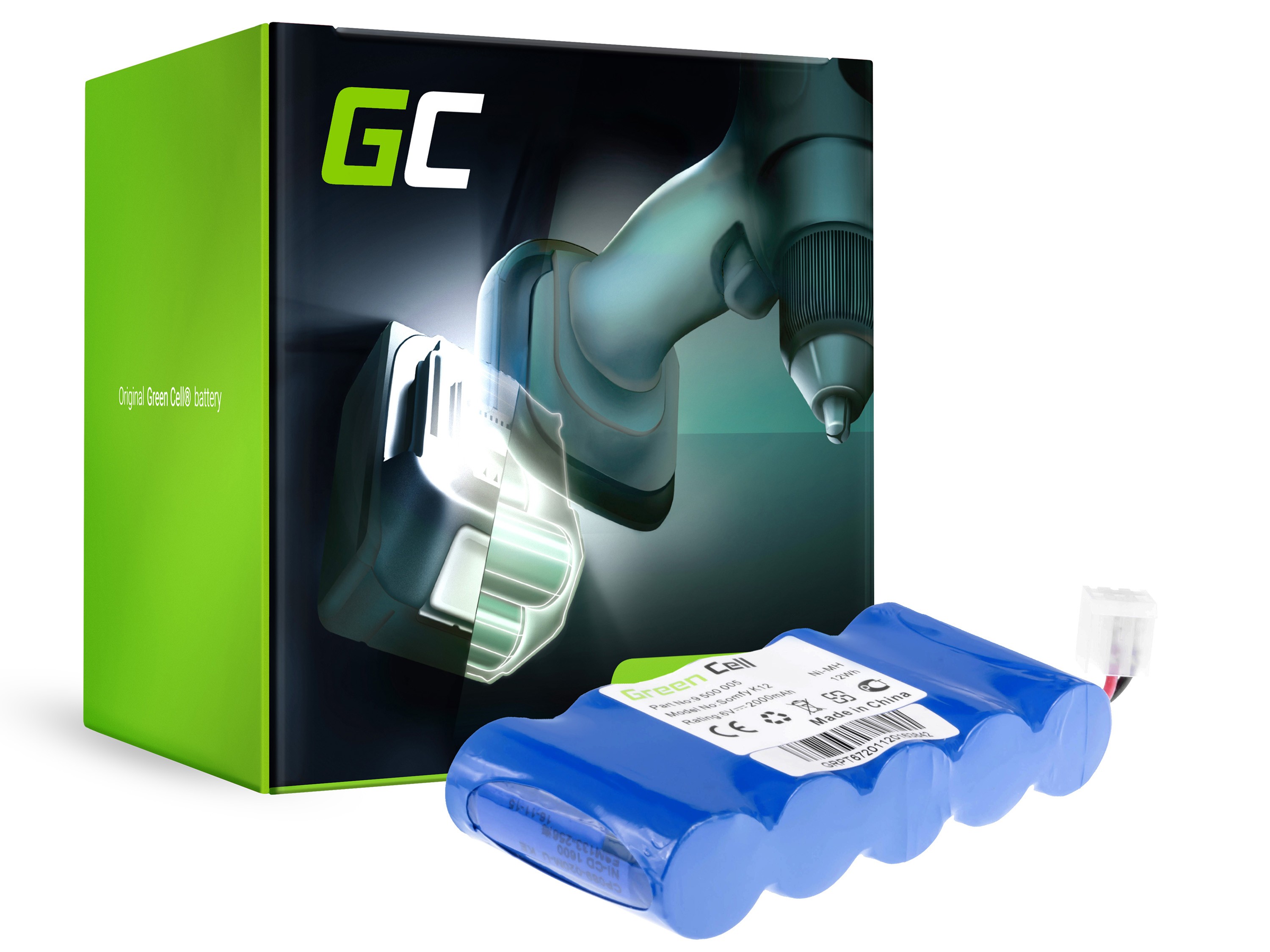 Batterij voor roller shutter Bosch 861E D962E FDD087D thumbnail 4