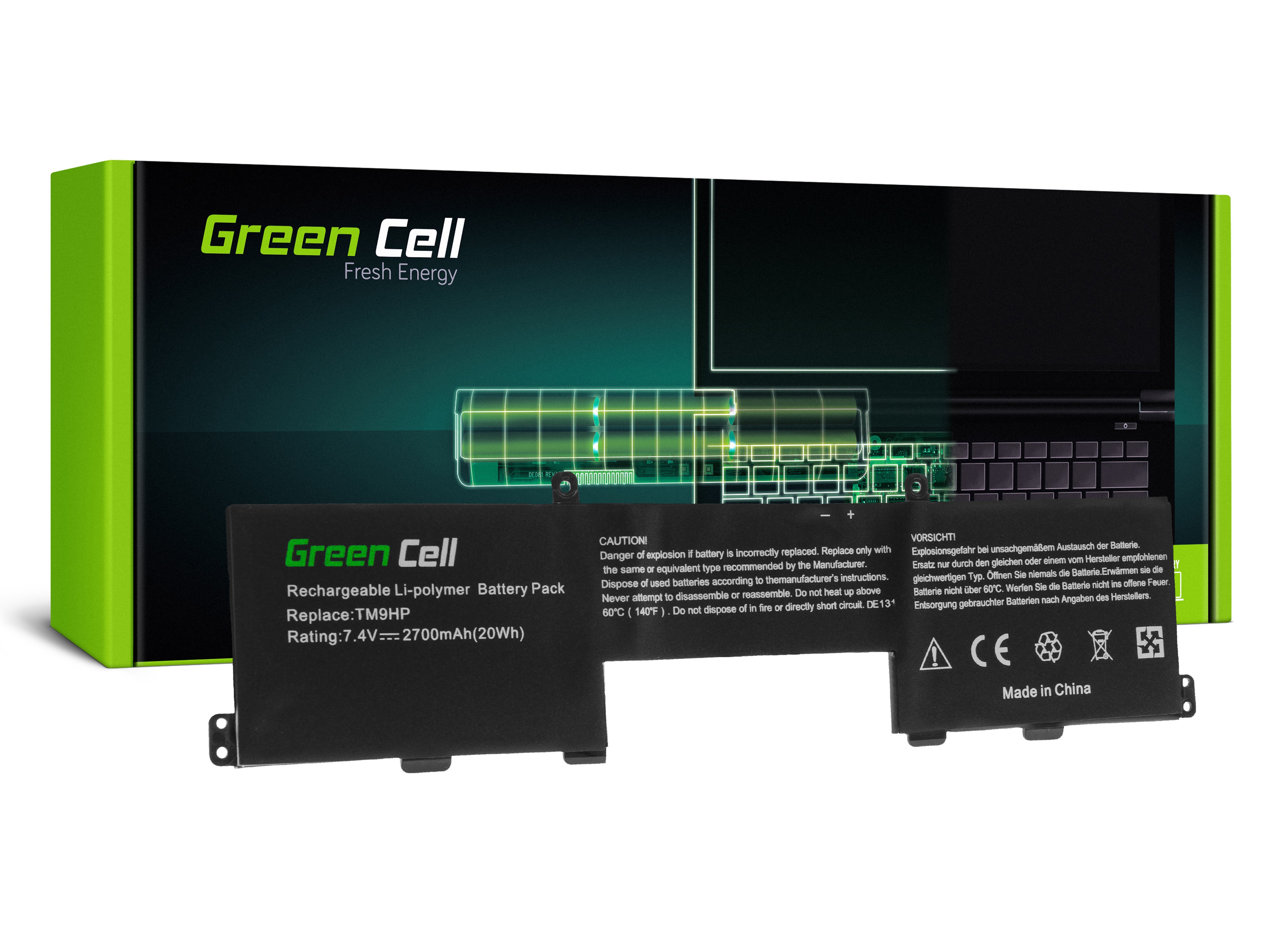 Batterij TM9HP voor Dell Latitude 13 7350 thumbnail 4