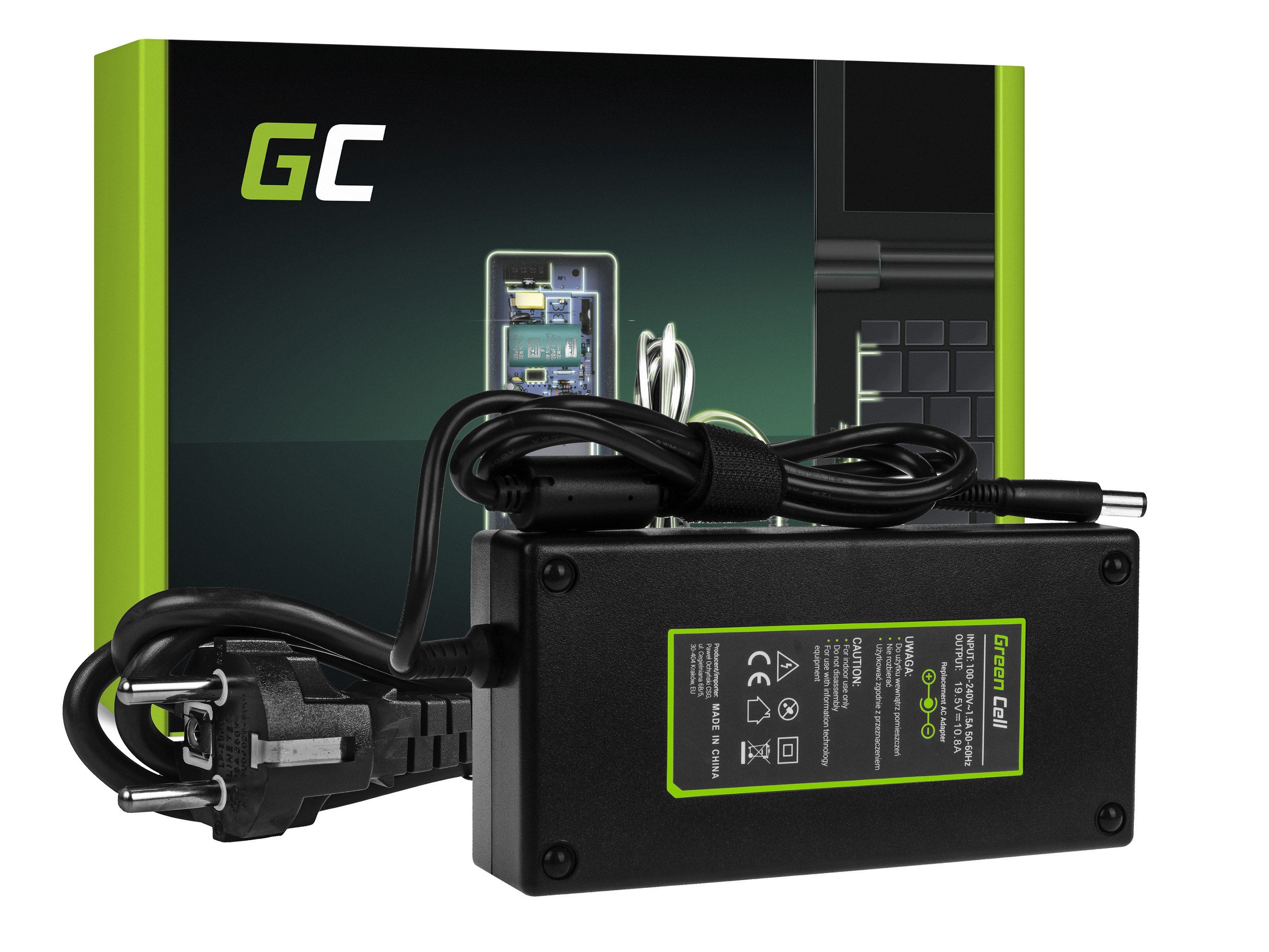 Oplader AC Adapter voor Dell 210W / 19.5V 10.8A / 7.4mm - 5.0mm PIN thumbnail 4