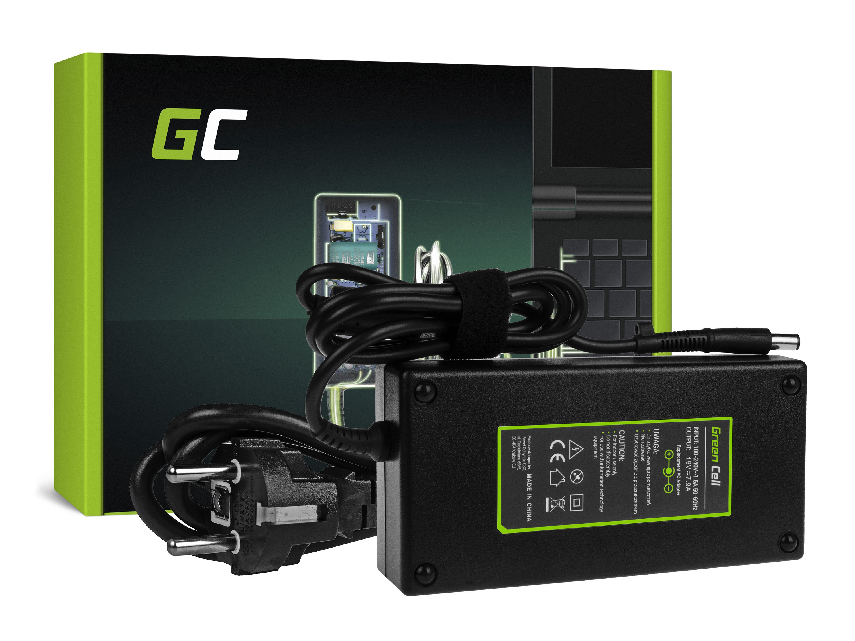 Oplader  AC Adapter voor HP 150W / 19V 7.9A / 7.4mm - 5.0mm PIN thumbnail 4