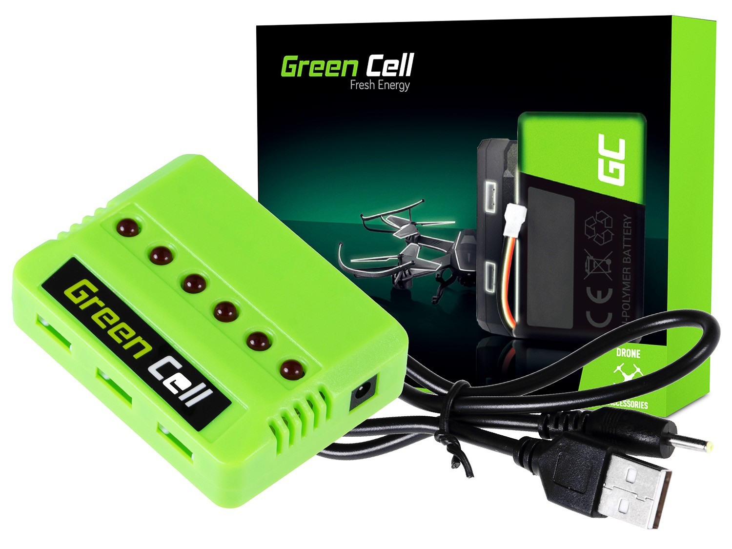 Oplader voor Syma Hubsan JJRC Wltoys 3.7V thumbnail 4