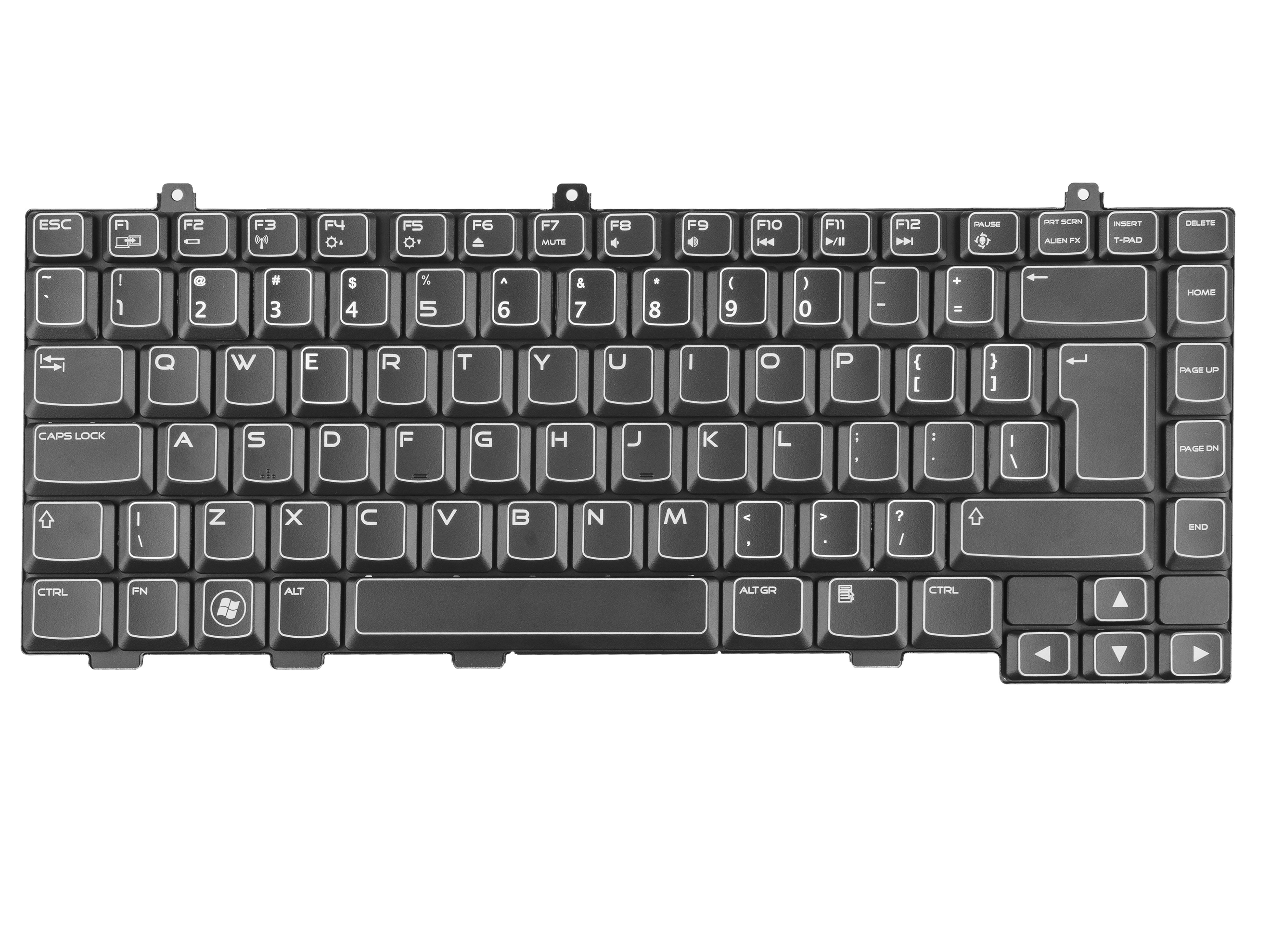 Toetsenbord voor Dell Alienware M14X R1 R2 Verlicht thumbnail 4