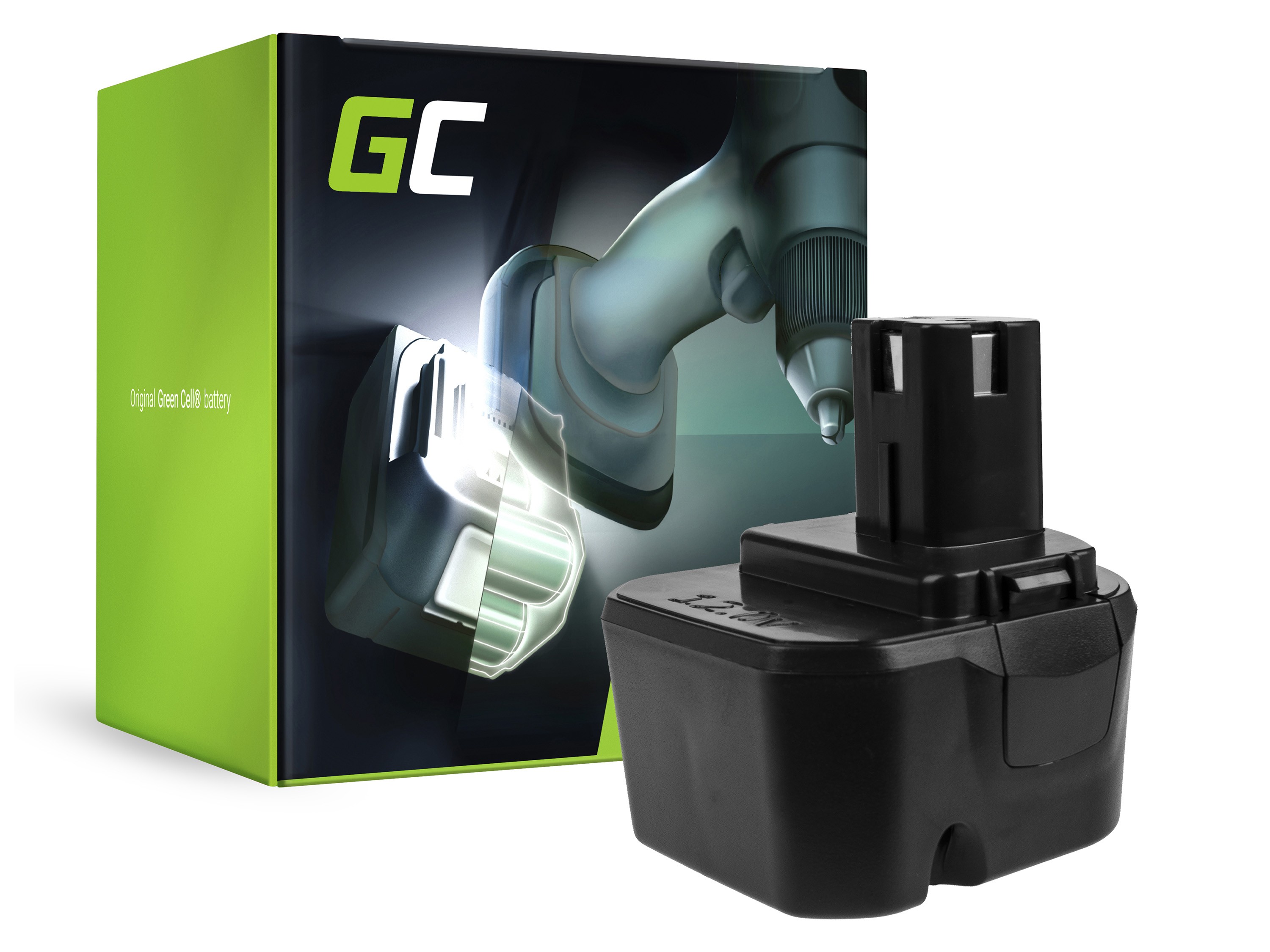 Gereedschap Batterij B1222H B1230H BPT1025 voor Ryobi BD120 BD121 BD122 BID1211 BID1260 SA1202 thumbnail 4