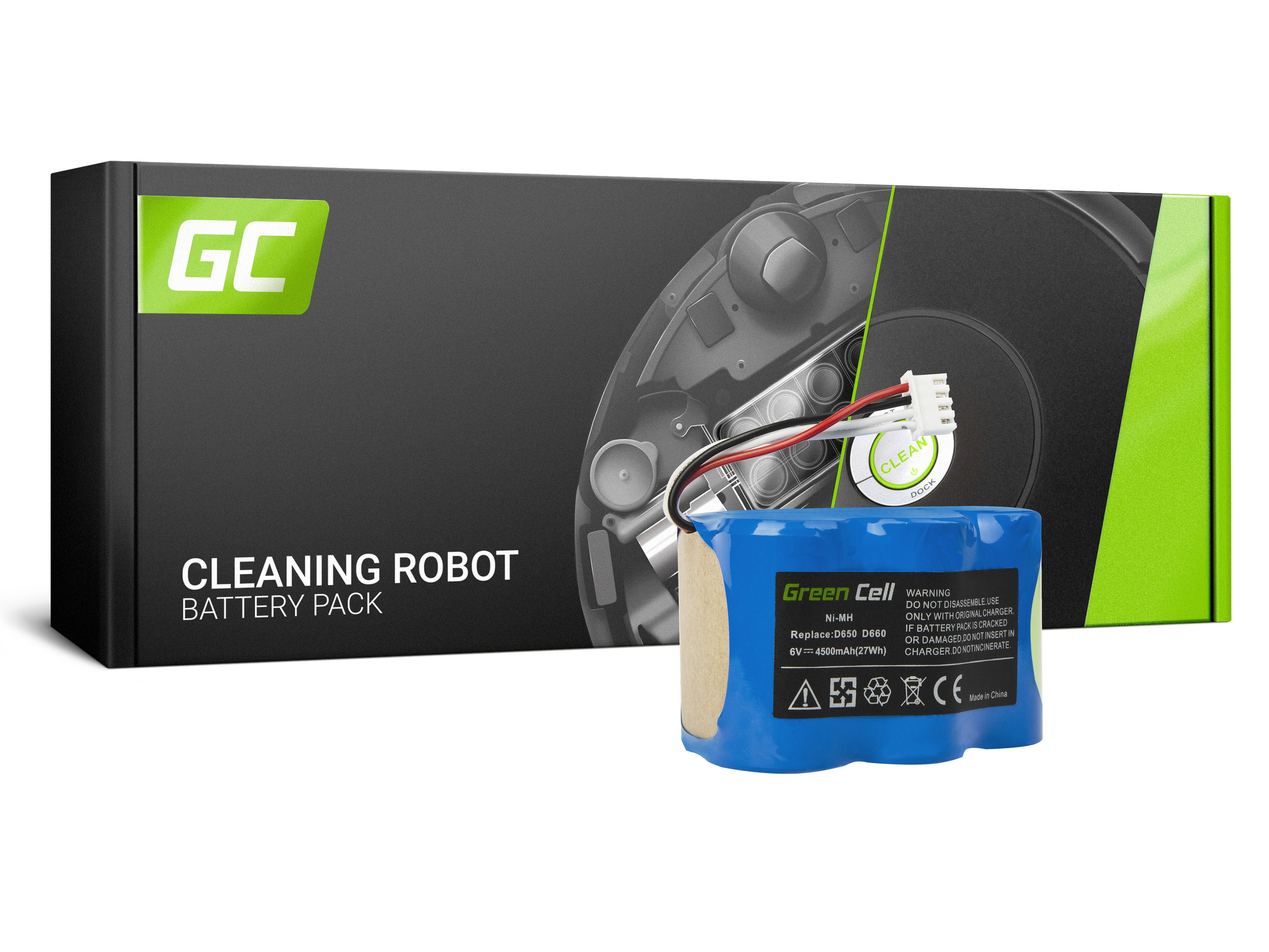 Gereedschap Batterij Ecovacs D66 D68 D73 D76 D650 D660 D680 D710 D720 D730 D760 6V 4.5Ah thumbnail 4