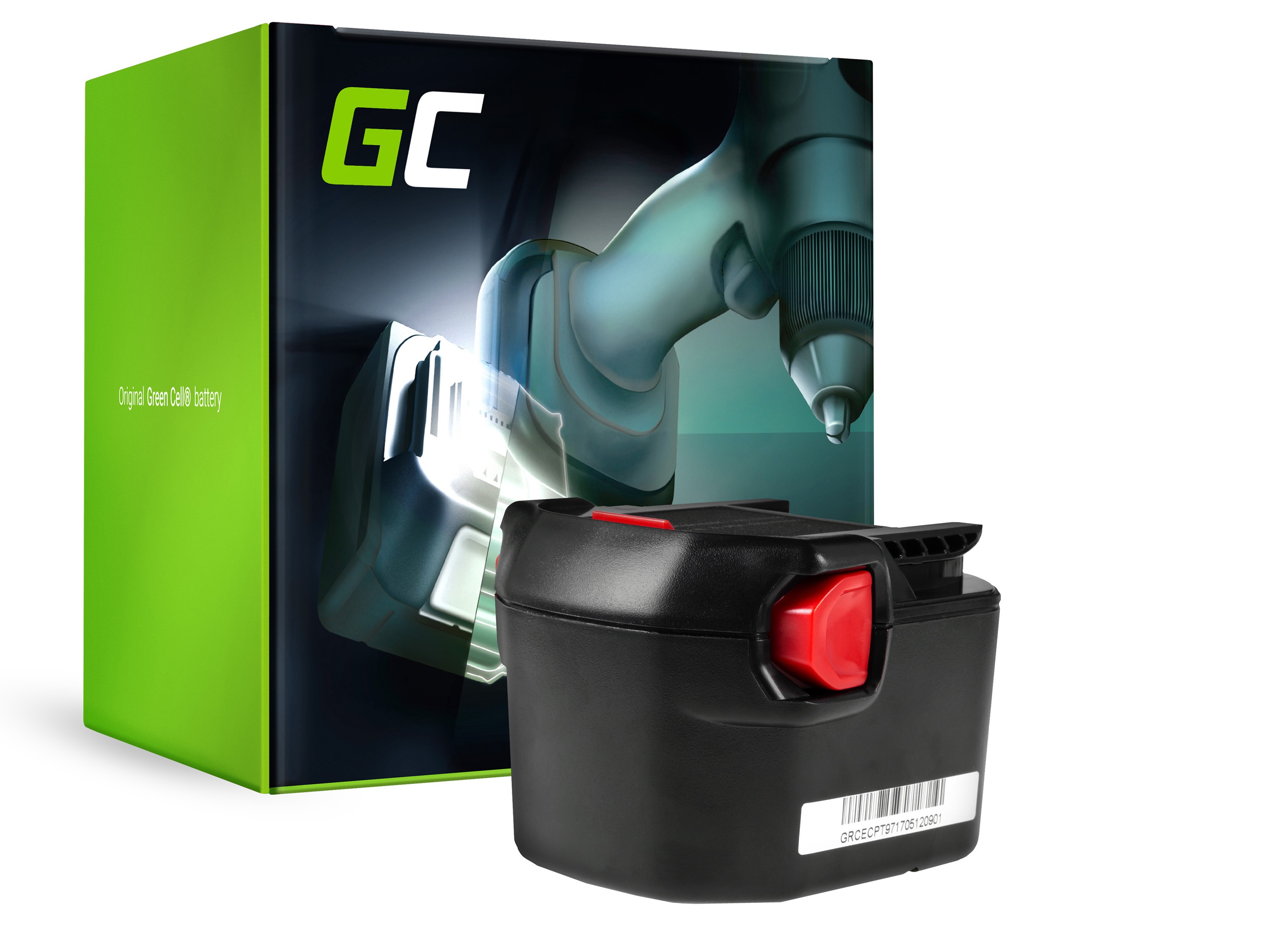 Gereedschap Batterij voor AEG B1214G B1215R B1220R 12V 2Ah thumbnail 4