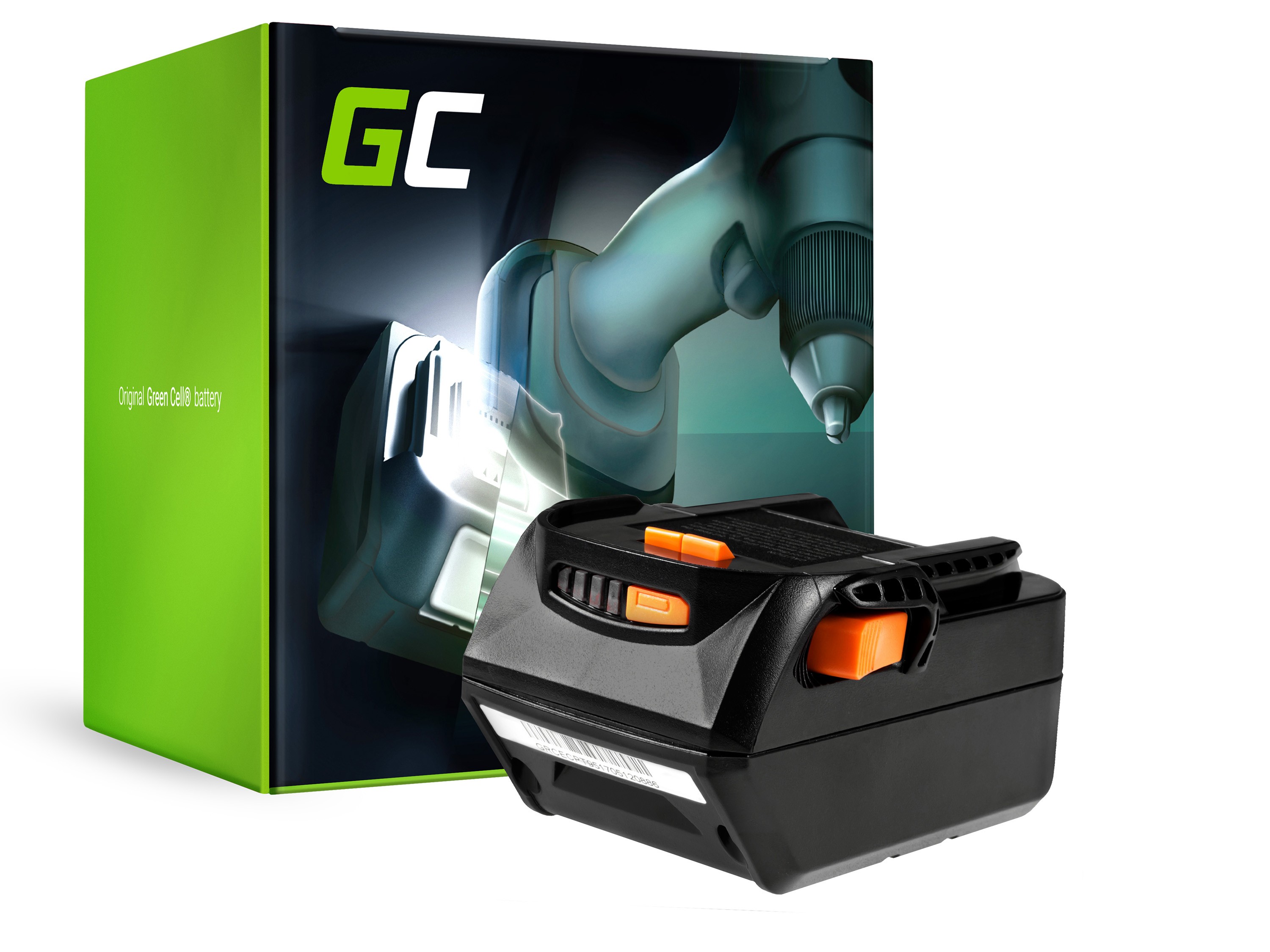 Gereedschap Batterij voor AEG L1830R B1820R 18V 4Ah thumbnail 4