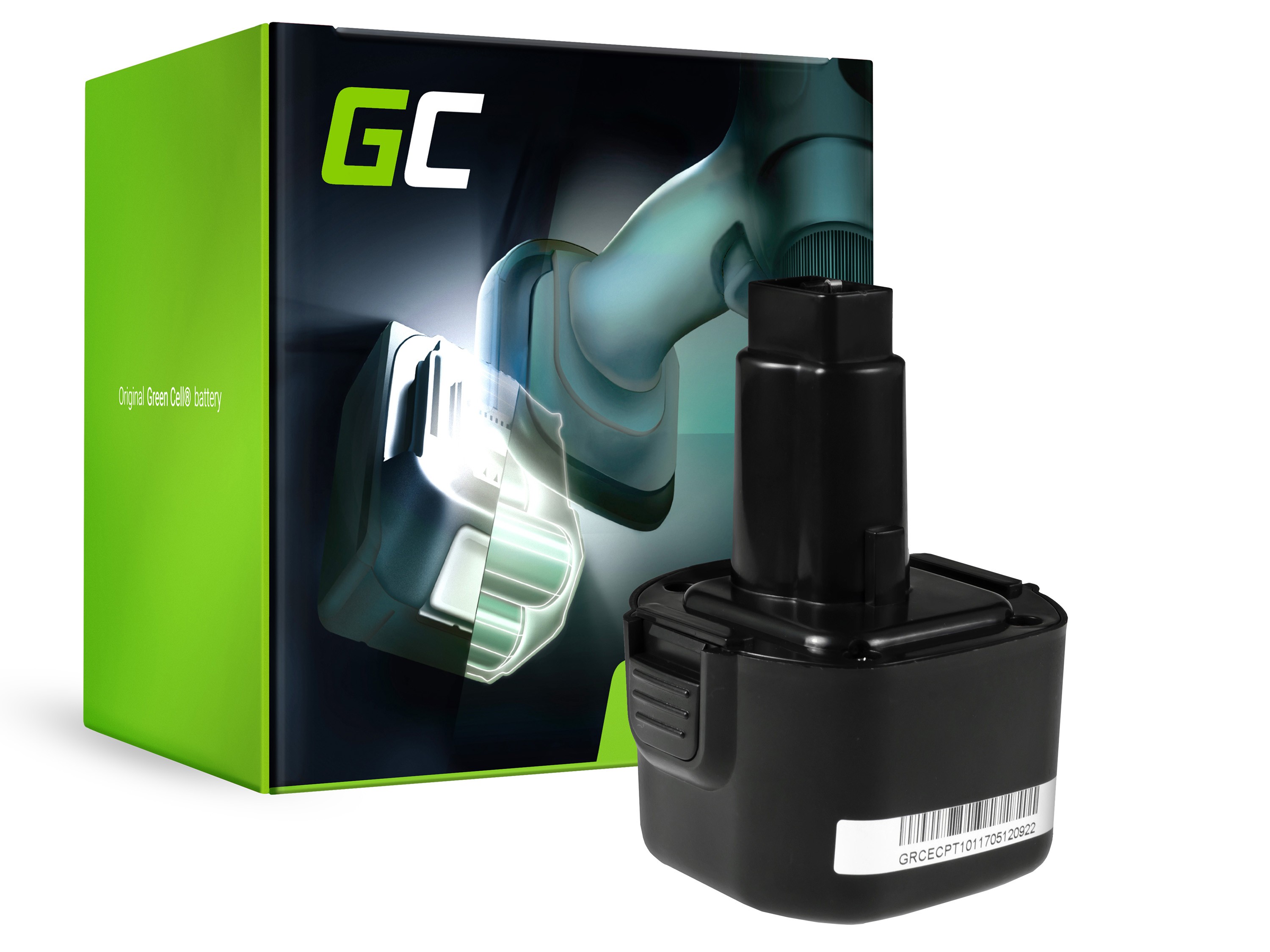 Gereedschap Batterij voor Dewalt DE9036 DE9061 9.6V 2Ah thumbnail 4