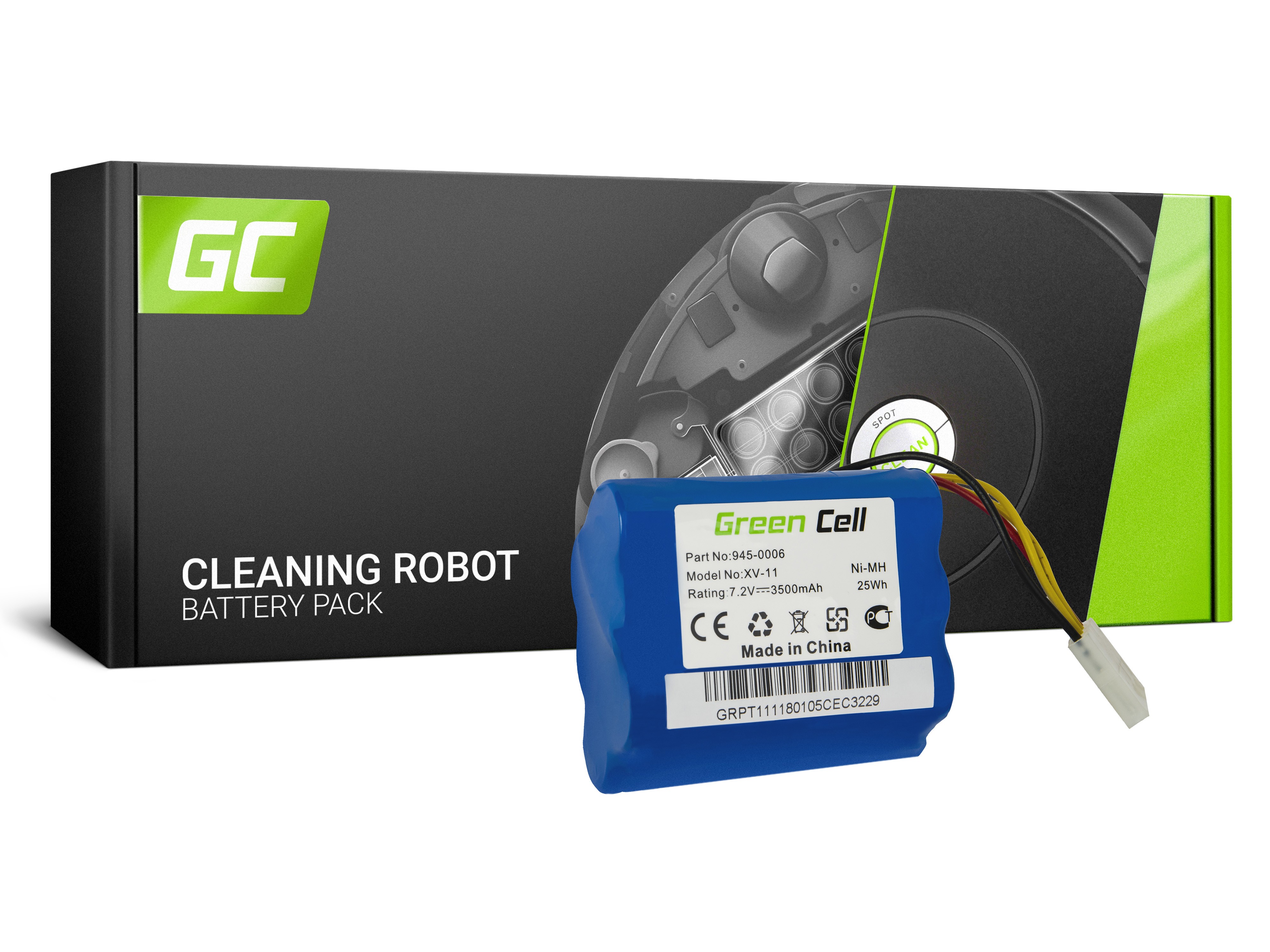 Gereedschap Batterij voor Neato 945-0006 XV-11 XV-12 XV-21 XV-25 7.2V 3.5Ah thumbnail 4