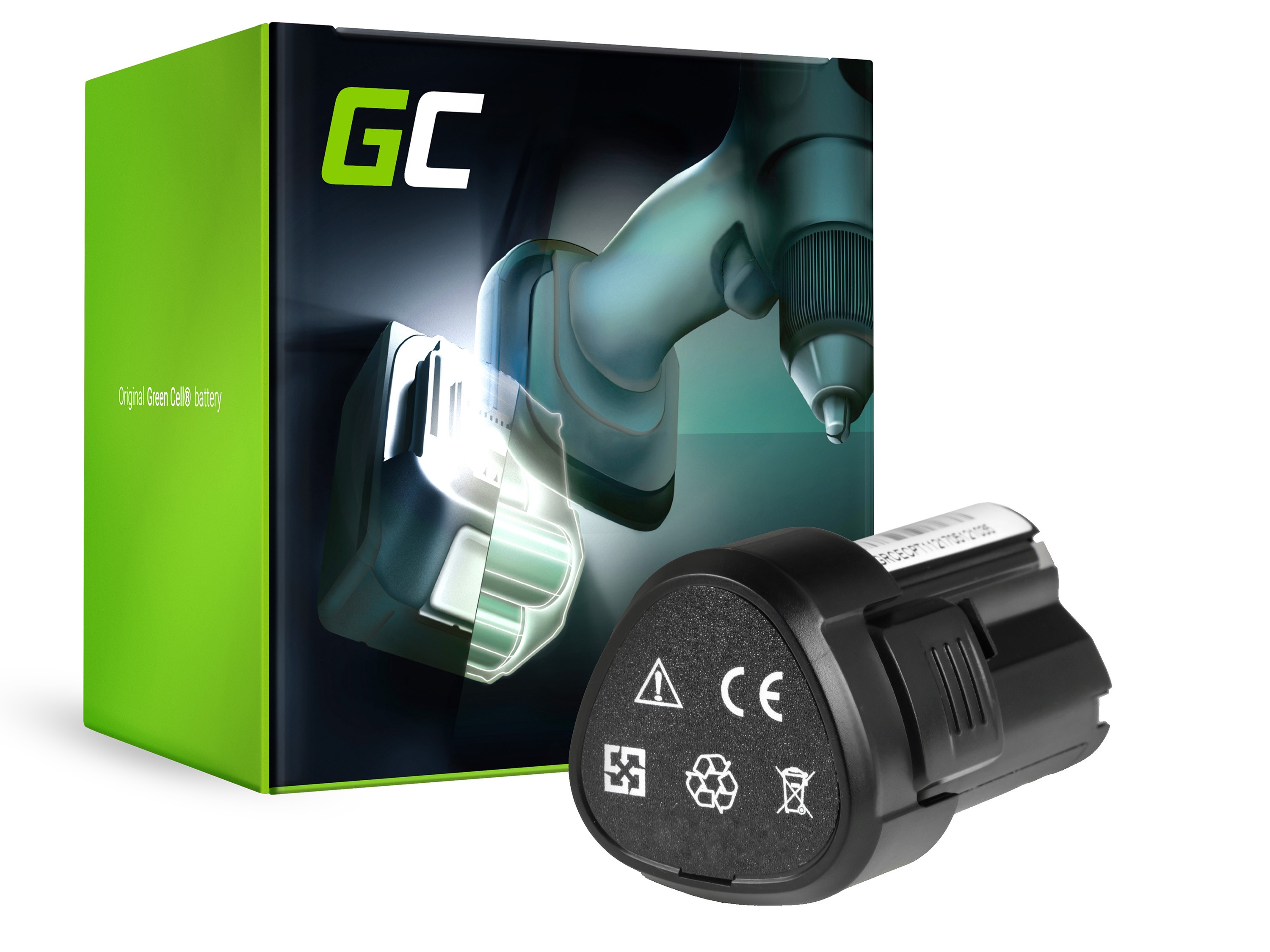 Gereedschap Batterij voor WORX WA3503 WA3509 12V 2Ah thumbnail 4