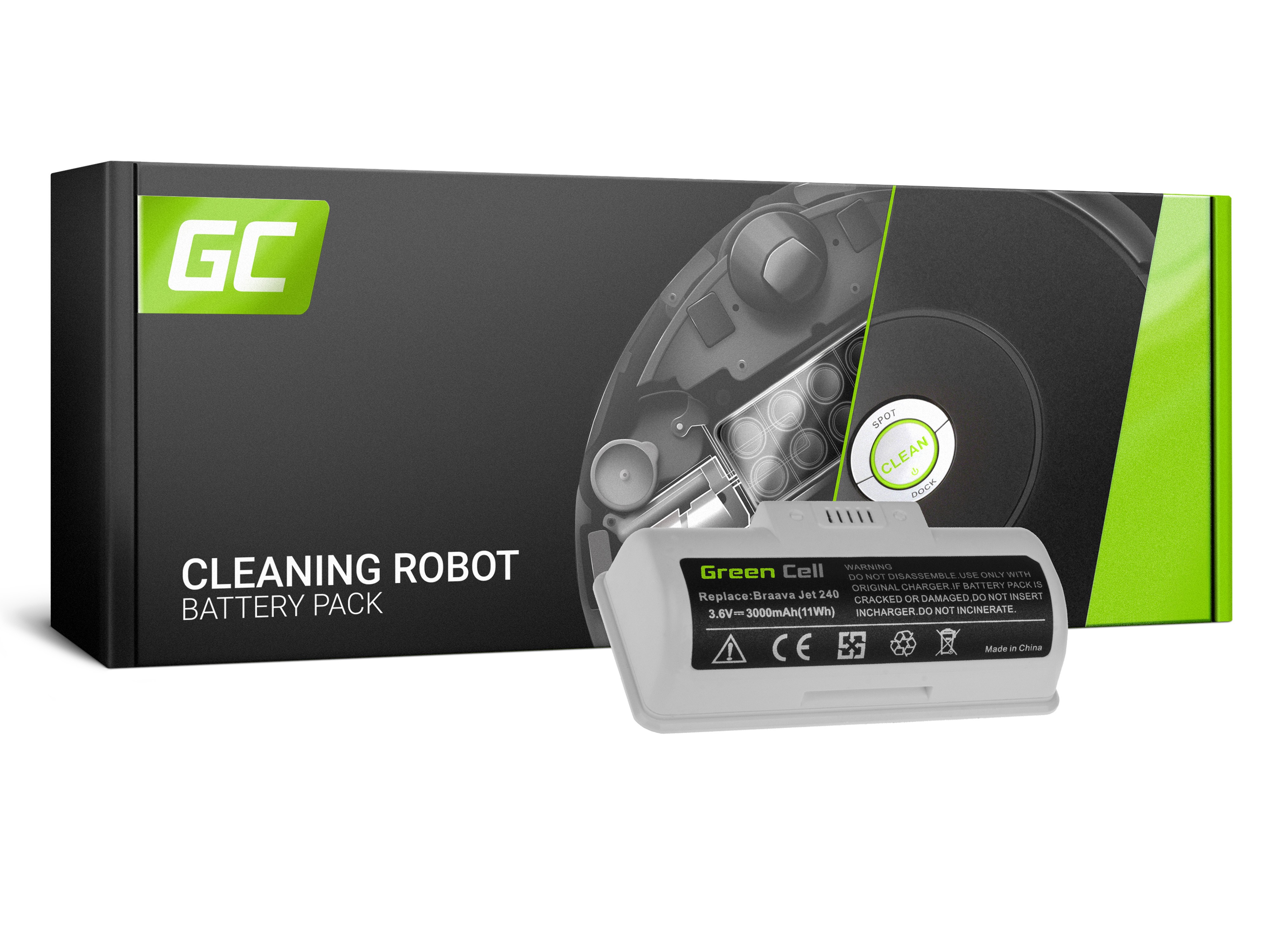 Gereedschap Batterij iRobot Braava Jet 240 BC674 4446040 3.6V 3Ah thumbnail 4