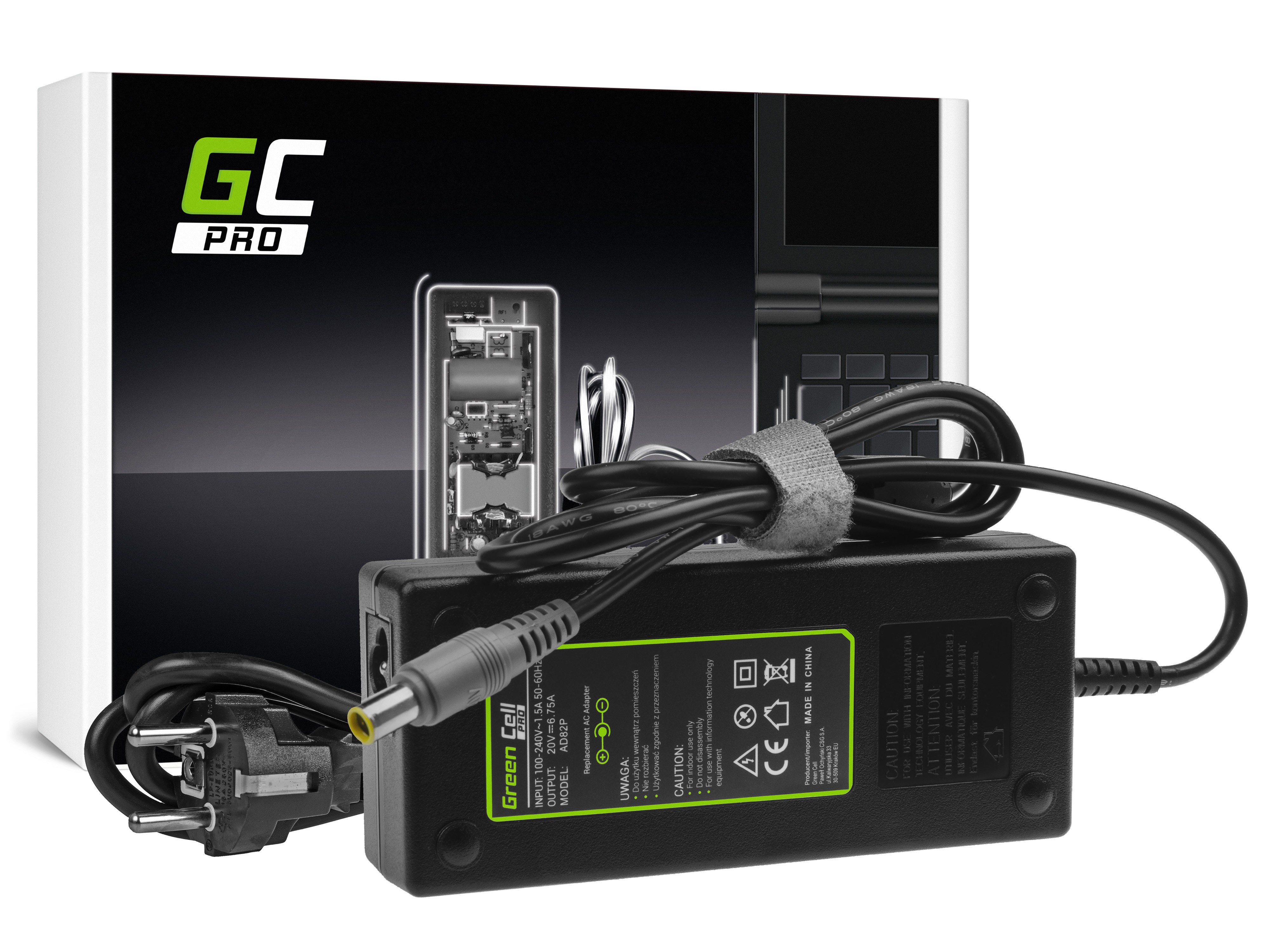 PRO Oplader  AC Adapter voor Lenovo ThinkPad T520 T520i T530 T530i W520 W530 20V 6.75A 135W thumbnail 4