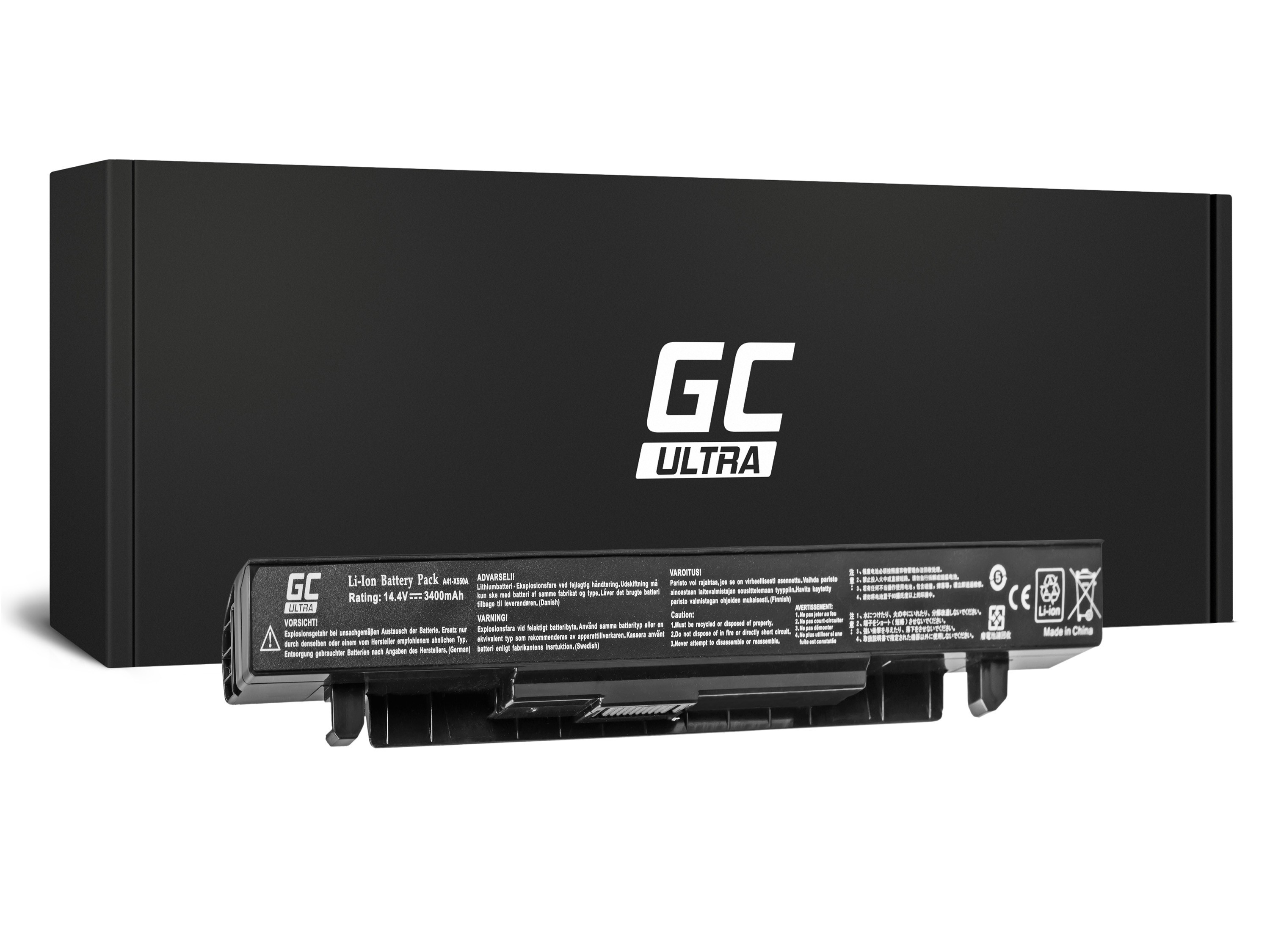 ULTRA Batterij voor Asus A450 A550 R510 X550 / 14,4V 3400mAh thumbnail 4