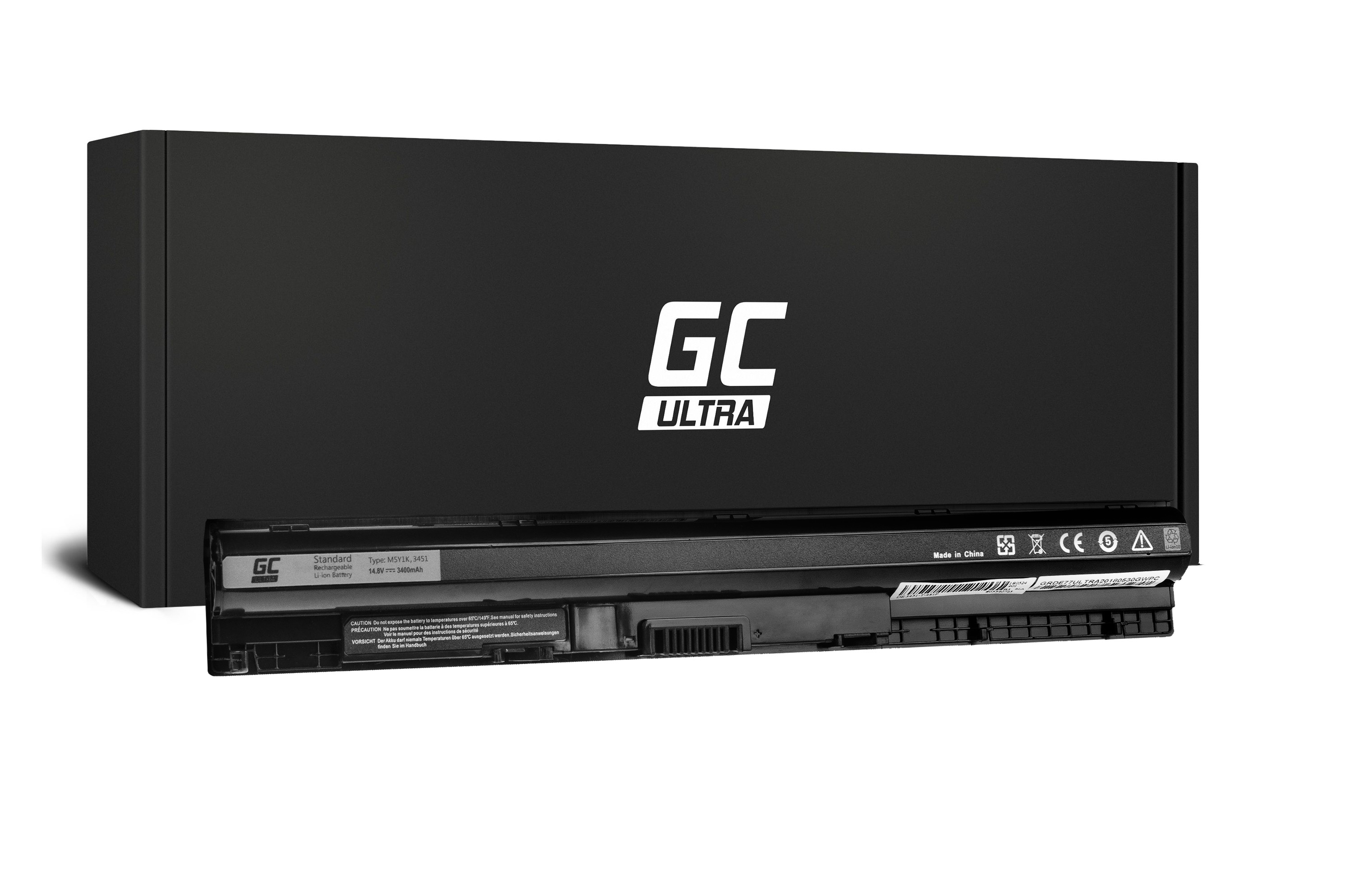 ULTRA Batterij voor Dell Inspiron 3451 3555 3558 5551 5552 5555 / 14,4V 3400mAh thumbnail 4