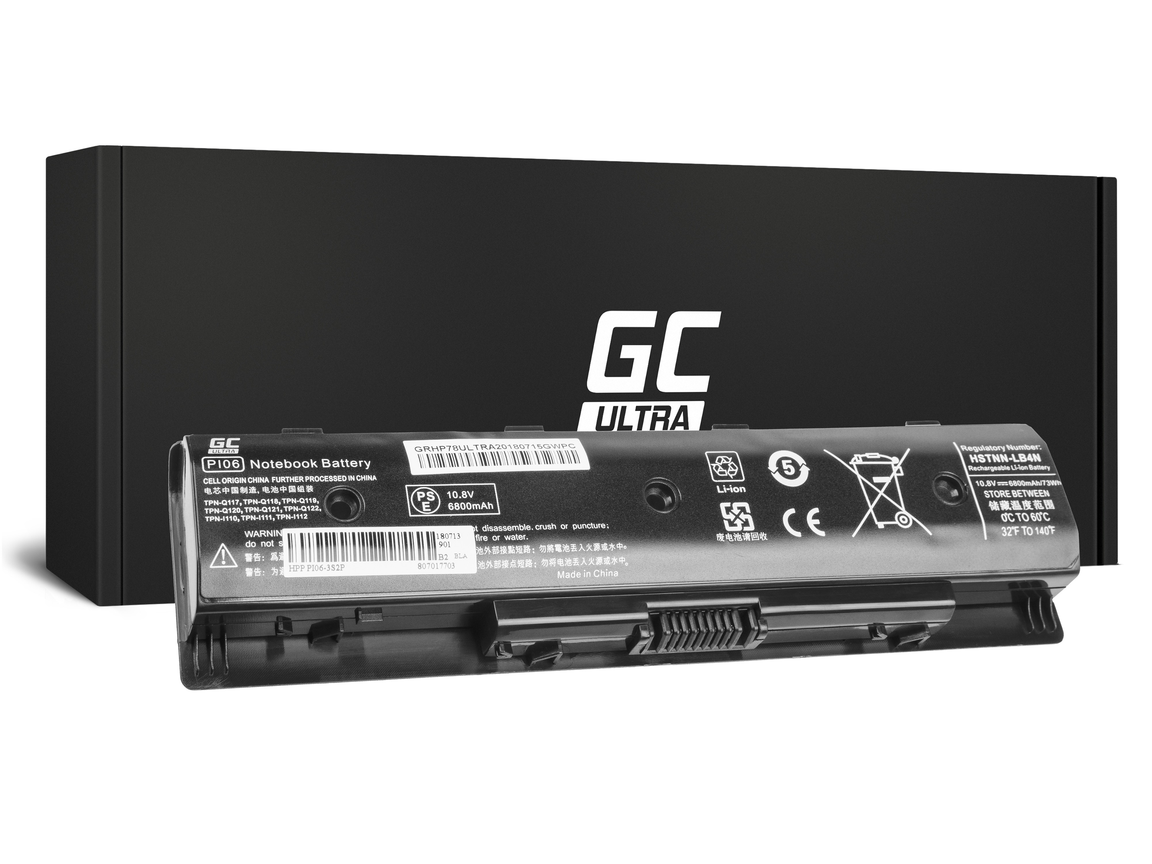 ULTRA Batterij voor HP Pavilion 14 15 17 Envy 15 17 / 11,1V 6800mAh thumbnail 4