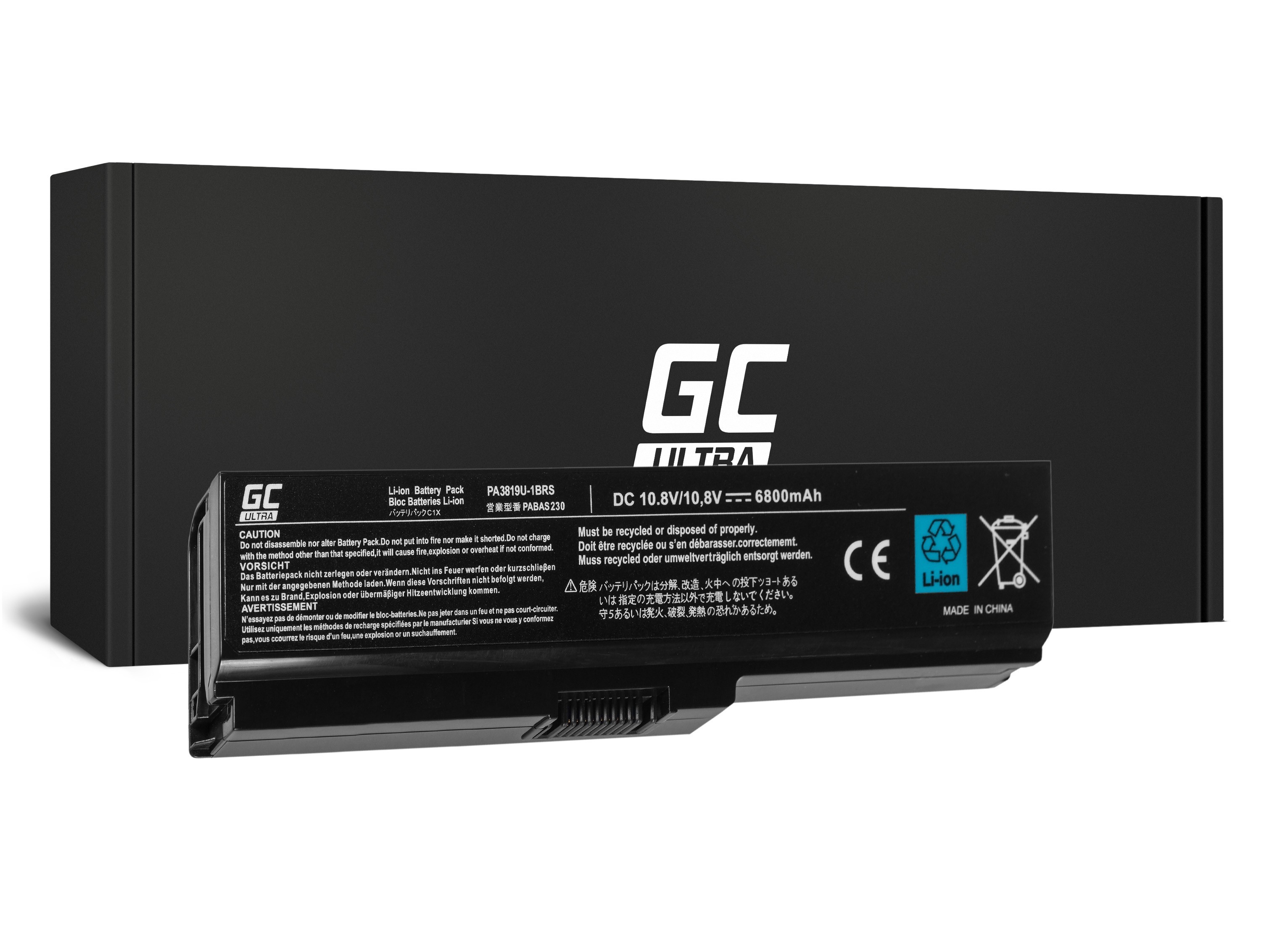 ULTRA Batterij voor Toshiba Satellite C650 C650D C660 C660D L650D L655 L750 PA3817U-1BRS / 11,1V 6800mAh thumbnail 4